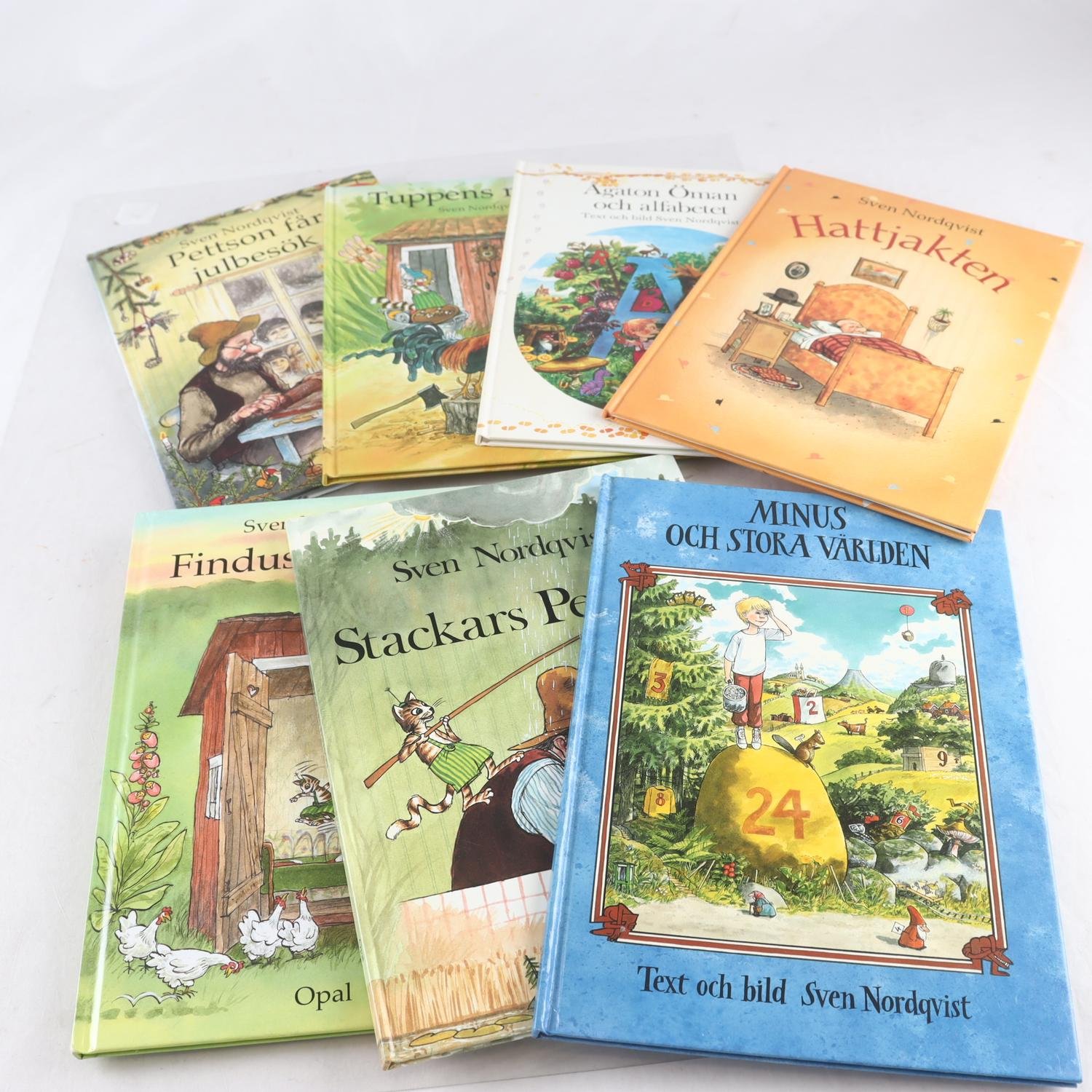 Sven Nordqvist, bokpaket med 7 volymer