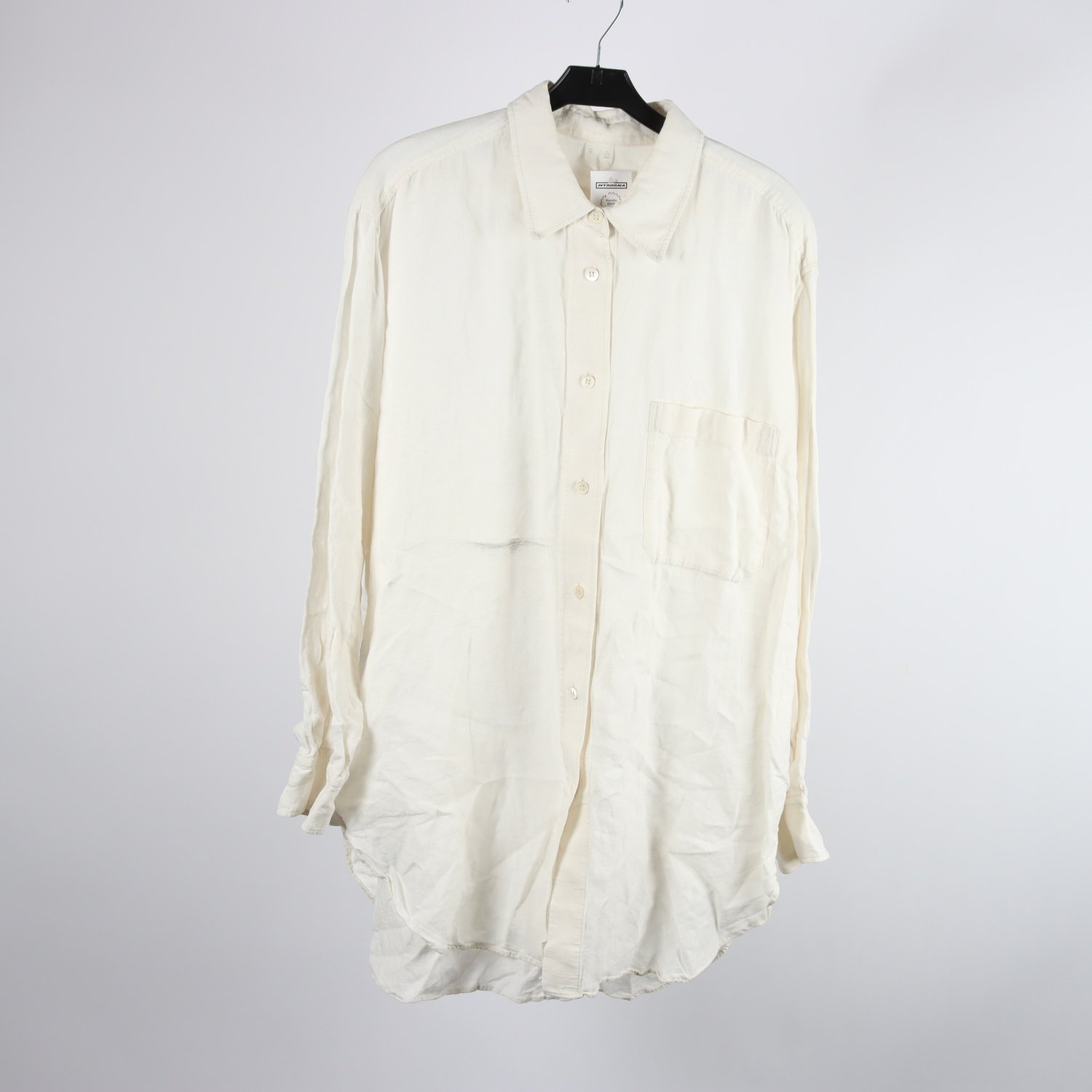 Skjorta, Arket, offwhite, 100 % linne, stl. 42