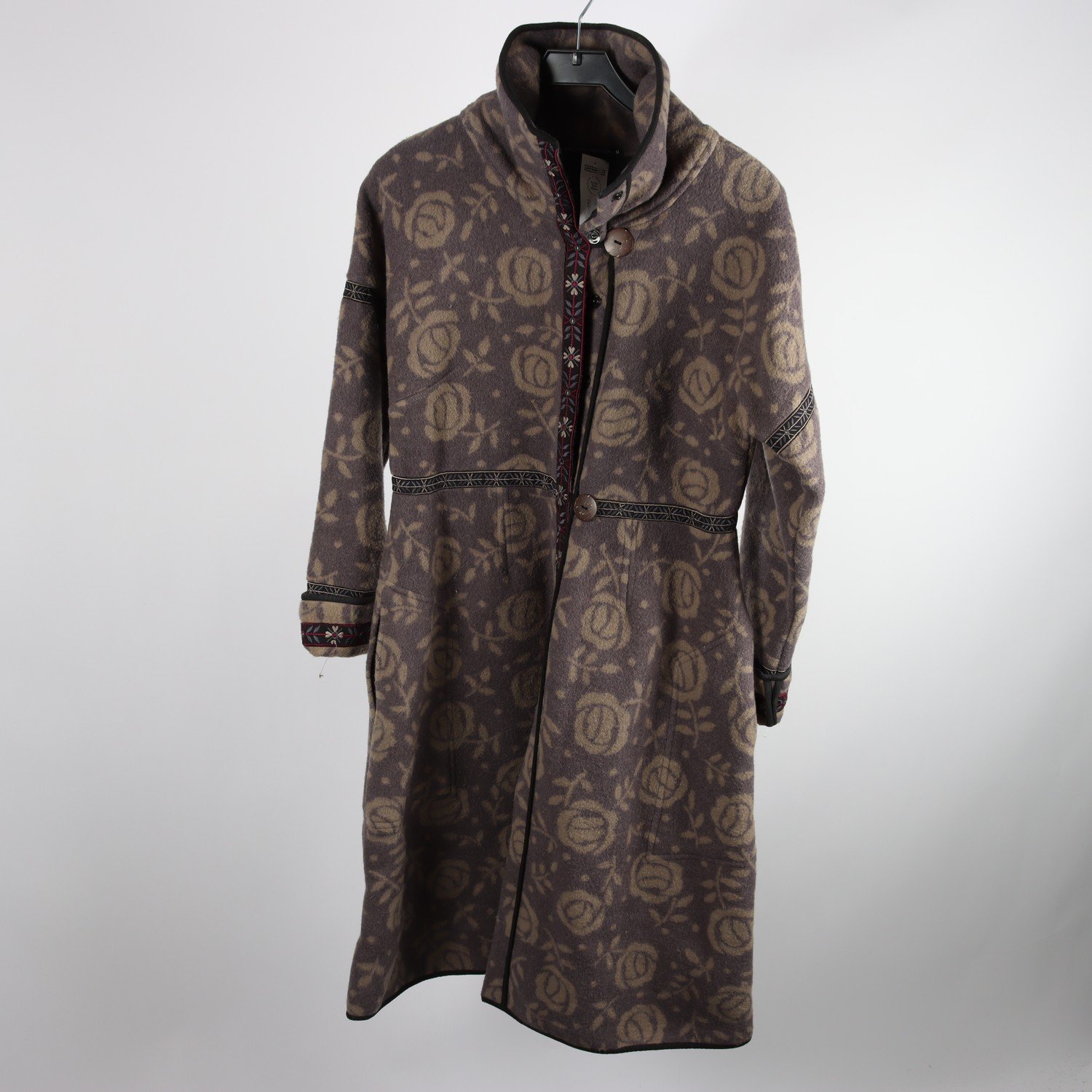 Kappa, Gudrun Sjödén, lila, beige, 95% ull, stl. M.