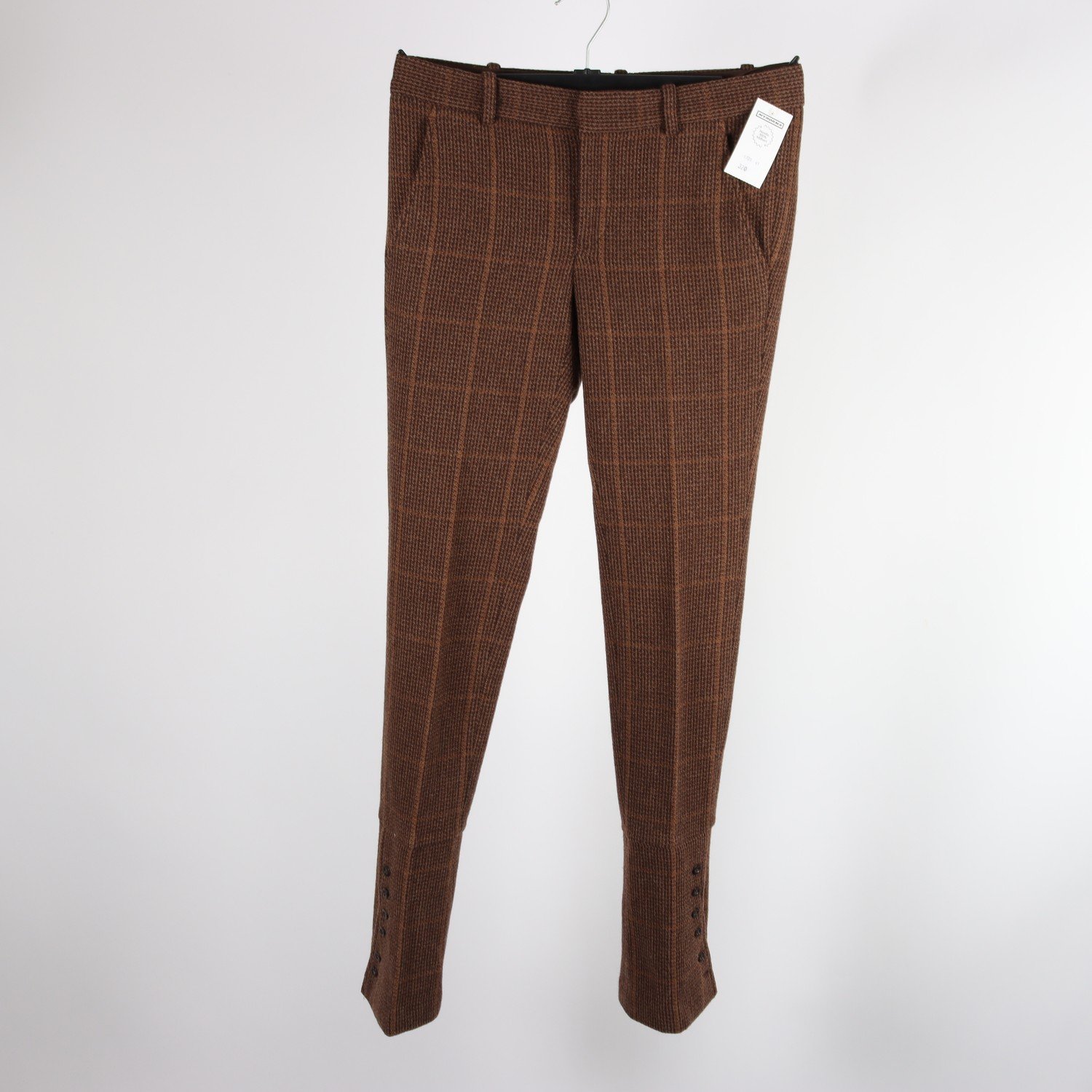 Byxor, Ralph Lauren, brun, 88% ull, stl ca. S
