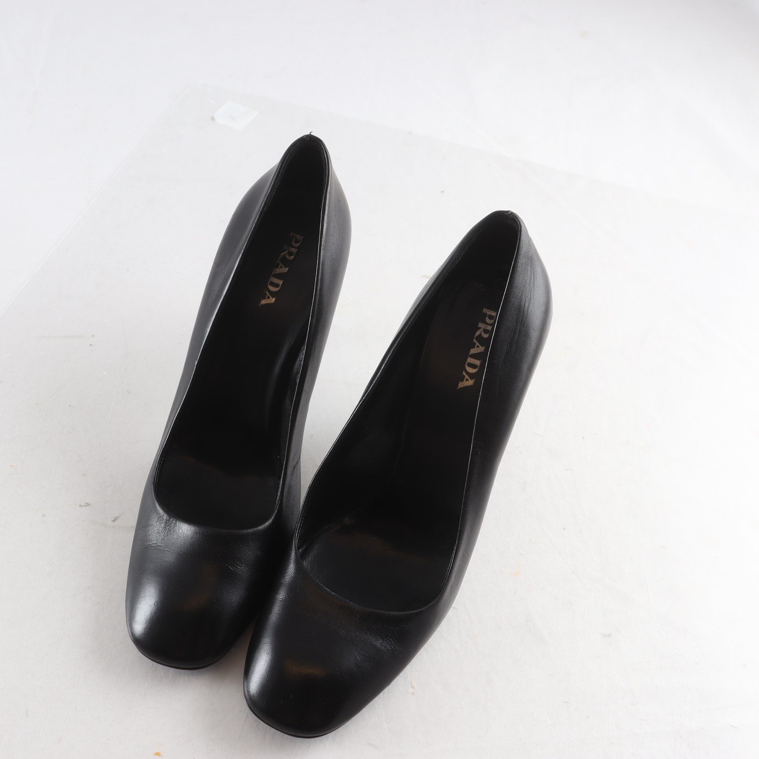 Pumps, Prada, läder, stl. 41