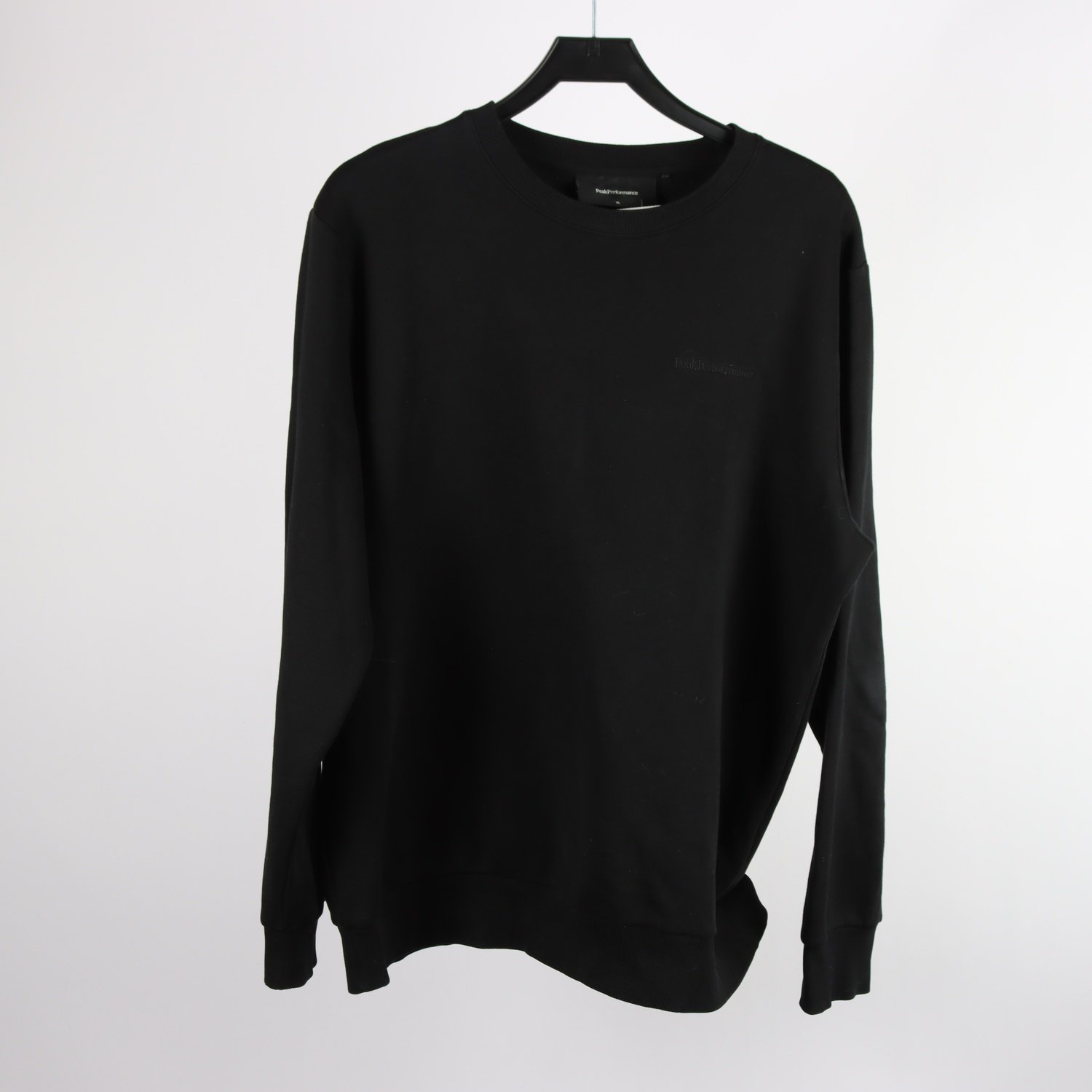 Sweatshirt, Peakperformance. svart, stl. XL