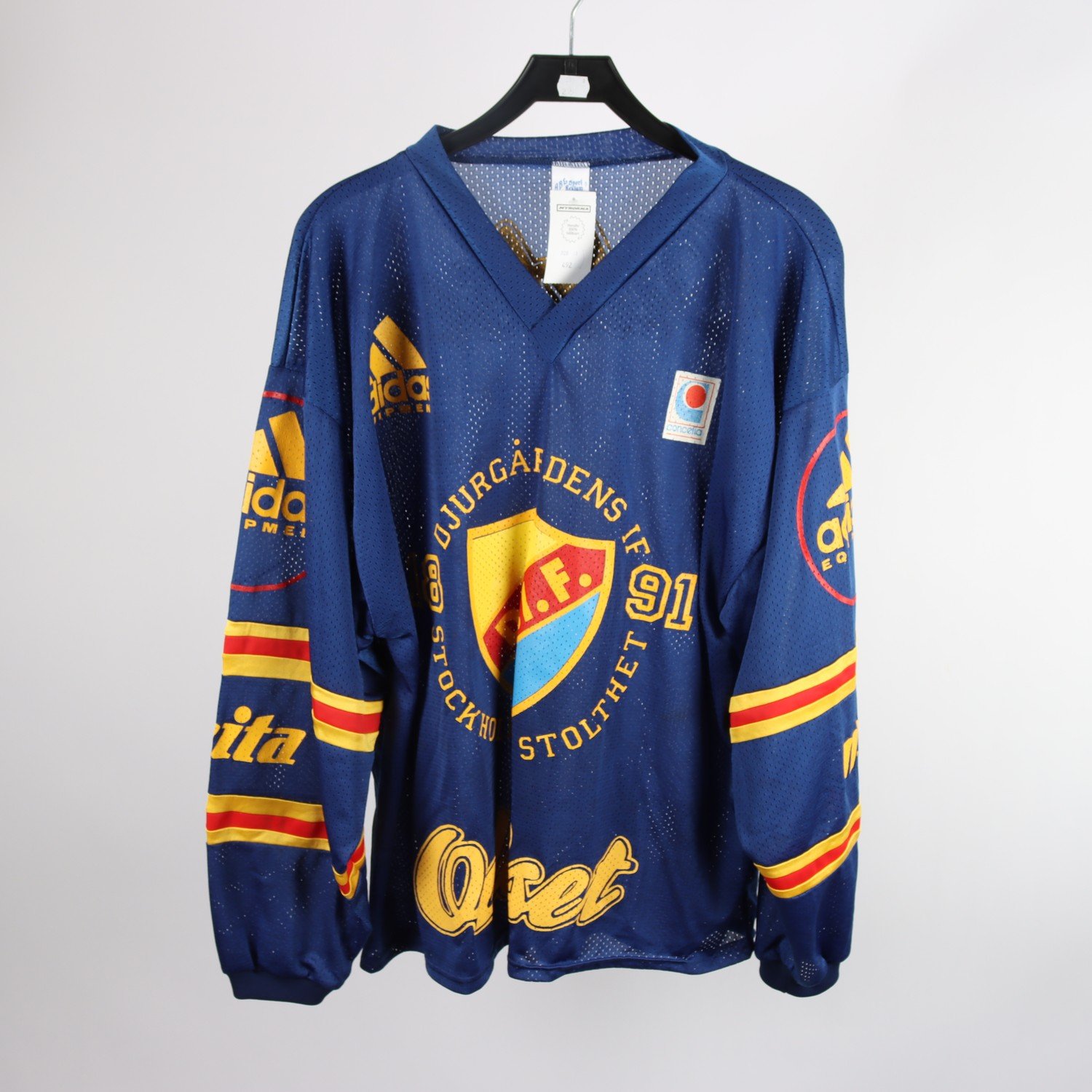 Hockeytröja, Djurgården, blå, stl. XL