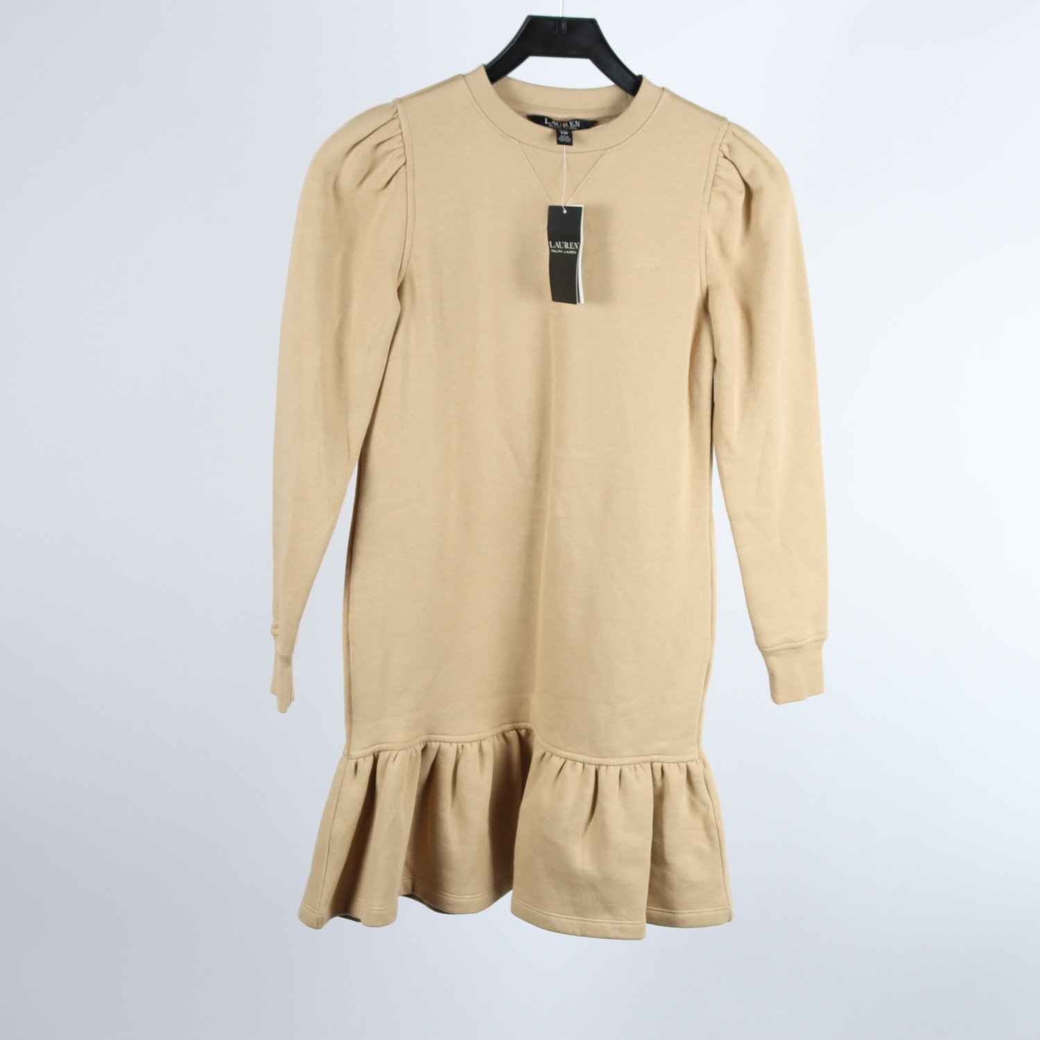 Klänning, Ralph Lauren, beige, 70% bomull, stl. XXS