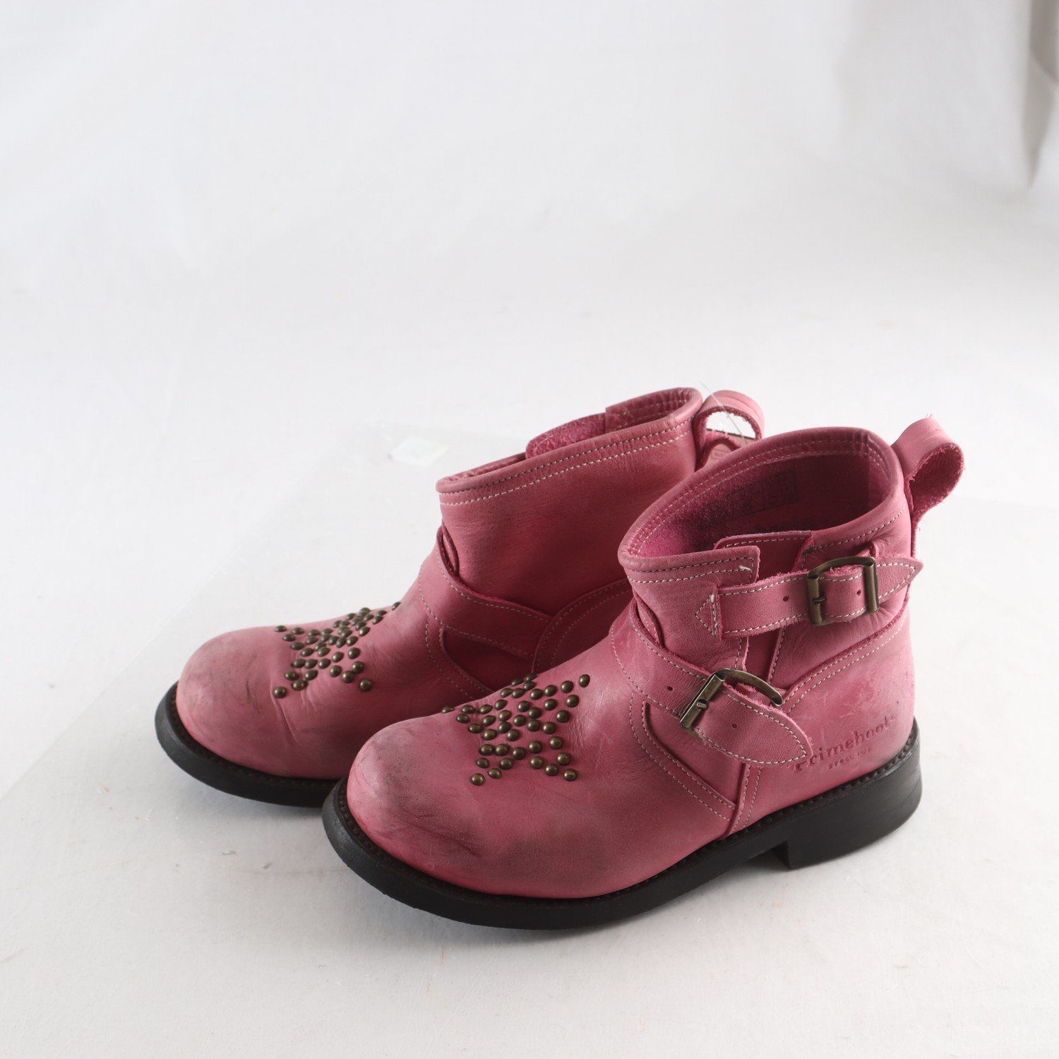 Boots, Primeboots, läder, stl. 38