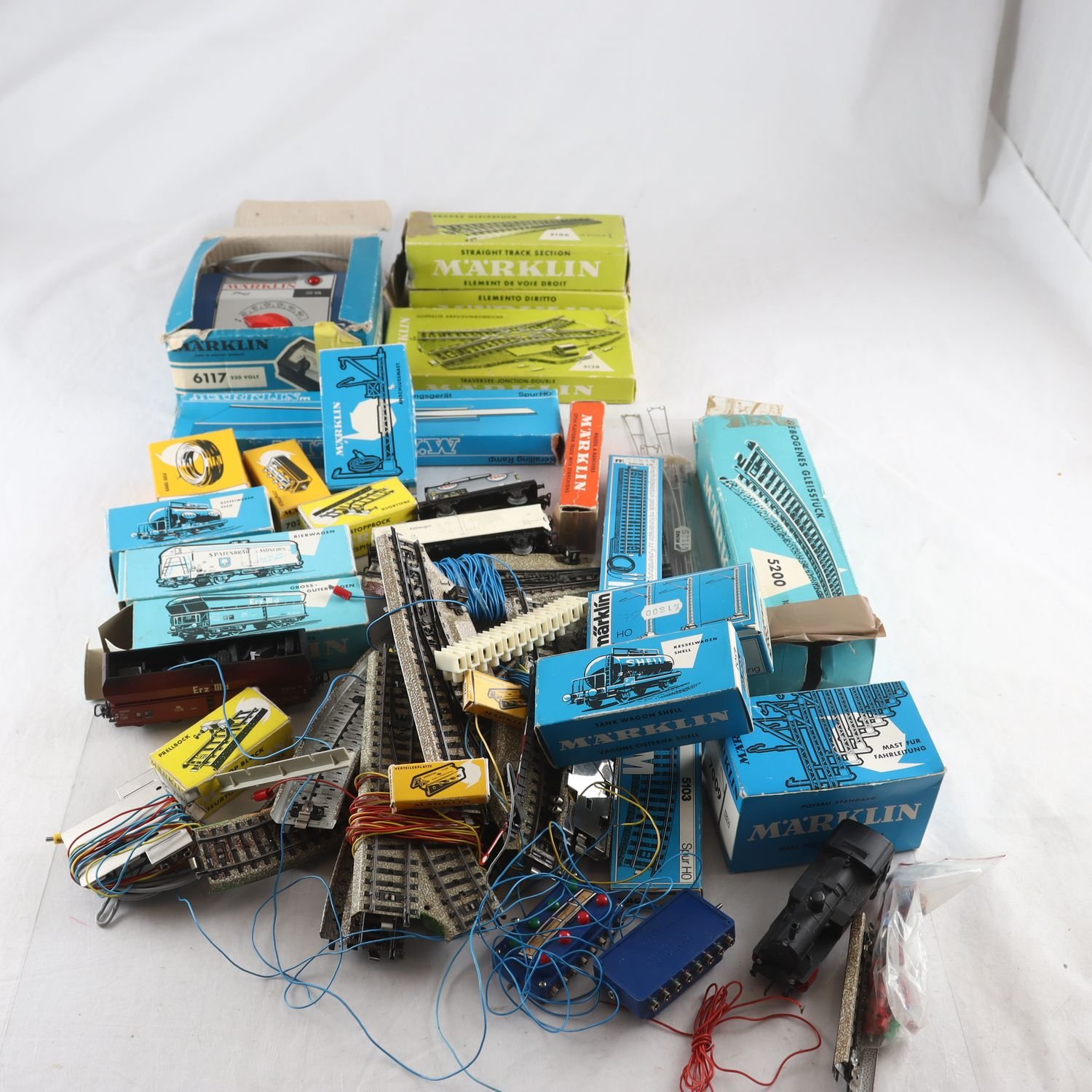 Tågset, Märklin, blandat. Samfraktas ej.