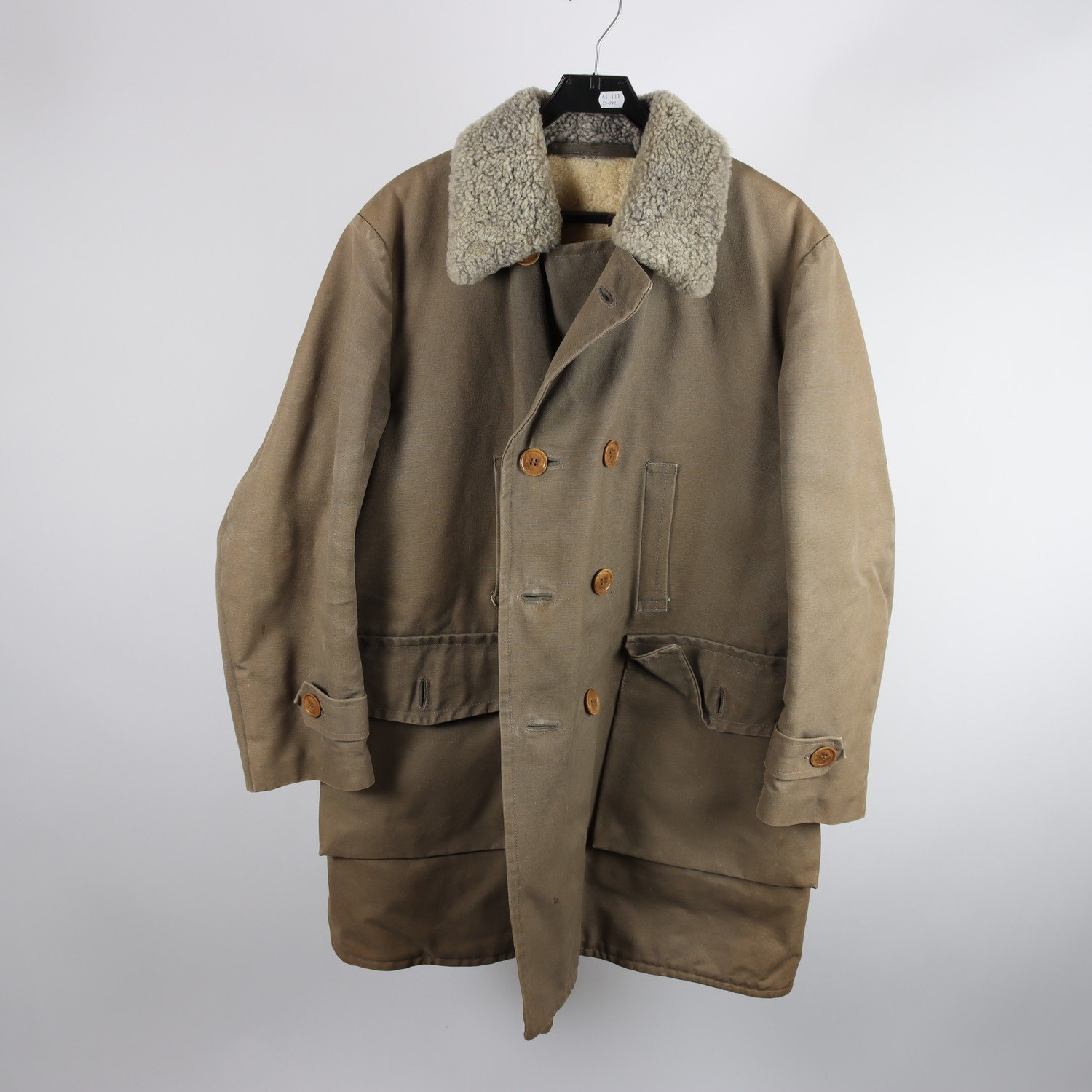 Militärparkas, Skinnvaru AB Matsson & Son Malung, vintage, stl. 56