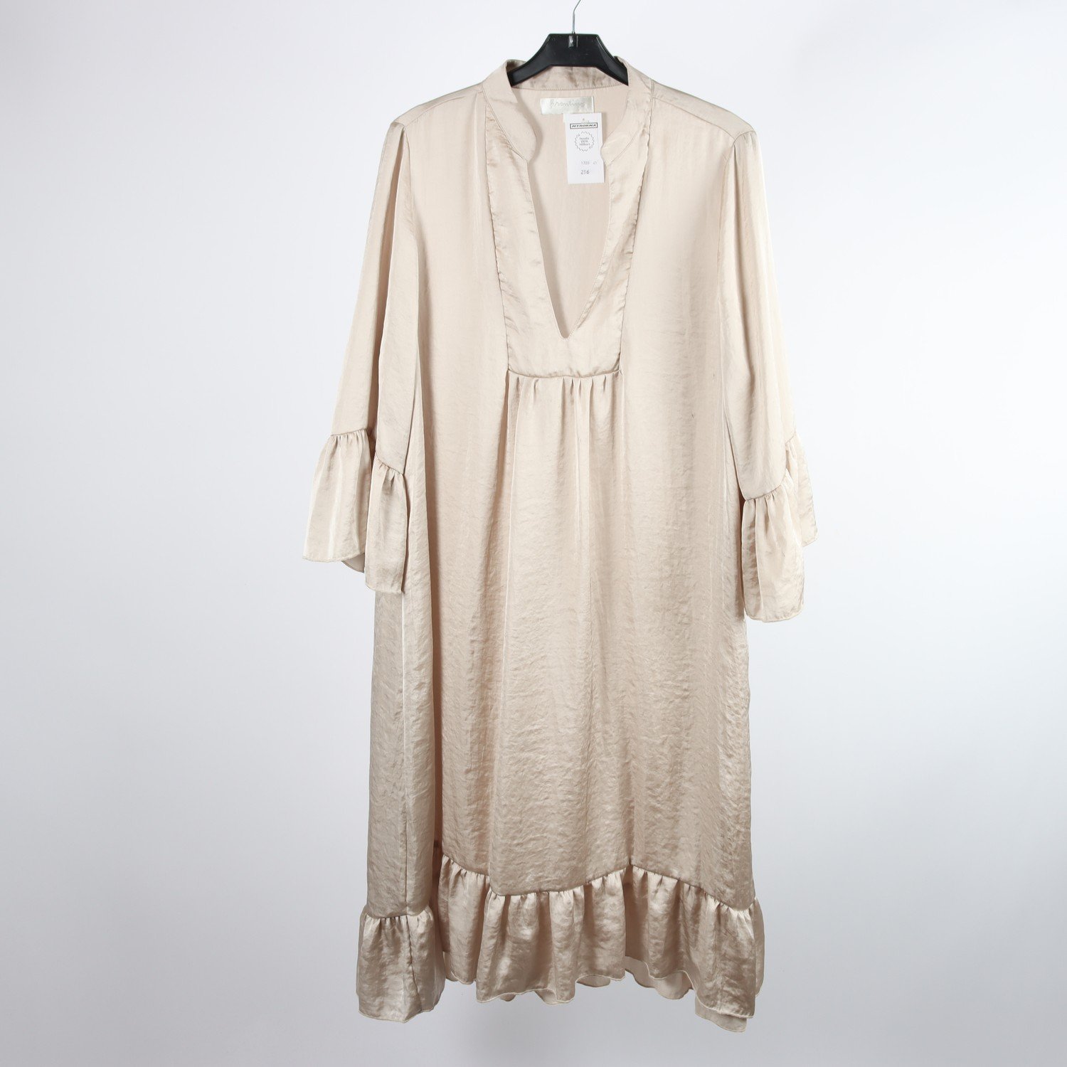 Klänning, Branting, beige, stl. M
