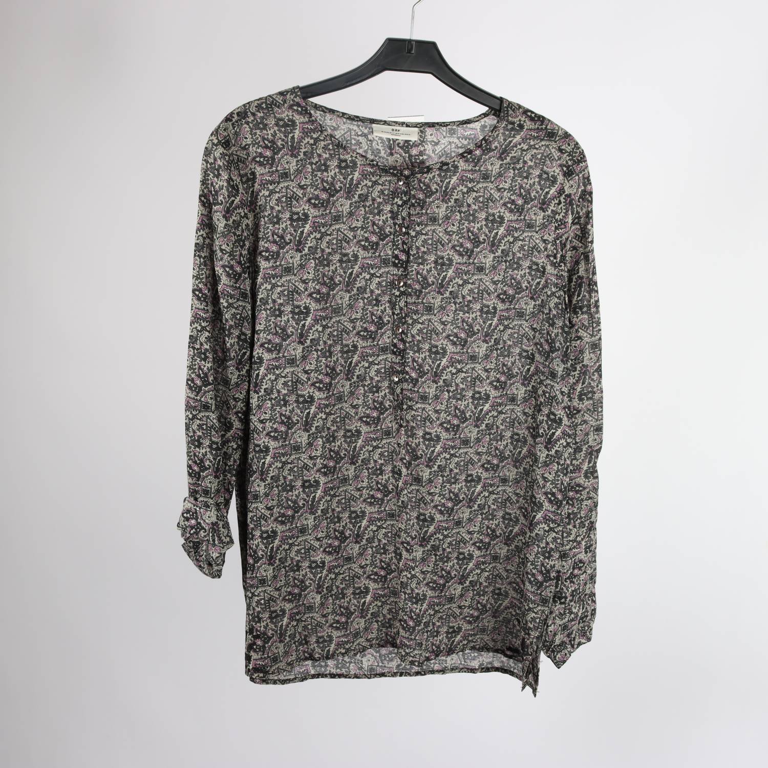 Blus, Day Birger et Mikkelsen, mönstrad, stl ca. S/M