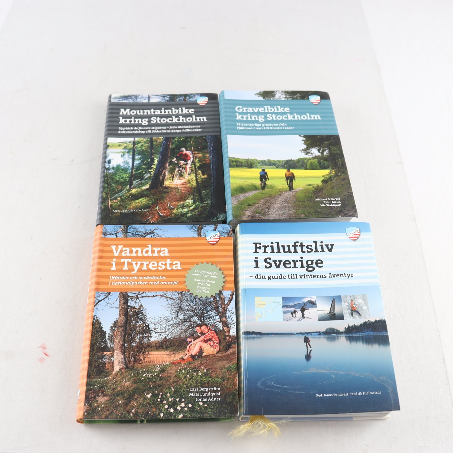 Friluftsböcker från Calazo, 4 vol.