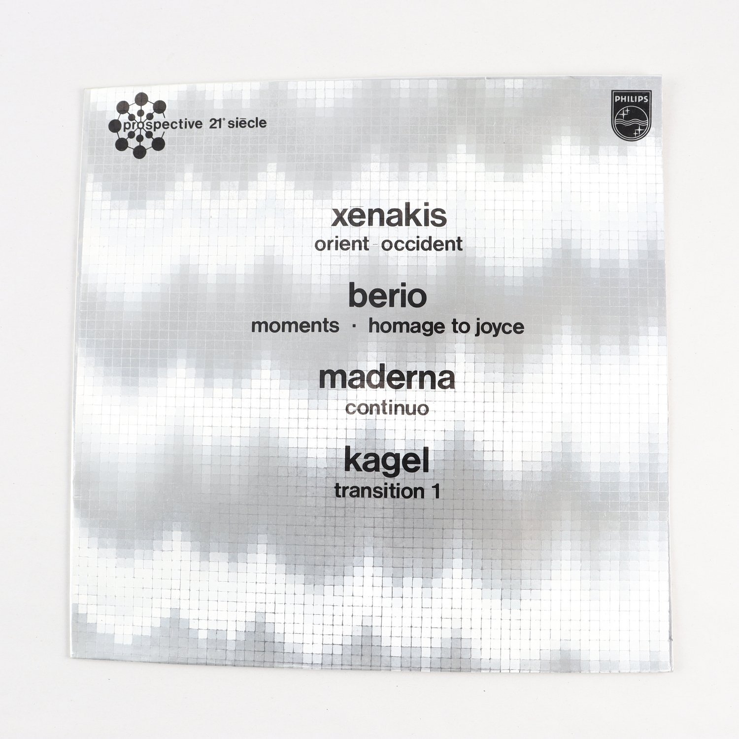 LP Xenakis, Berio, Maderna, Kagel, Orient-Occident / Momenti ·
