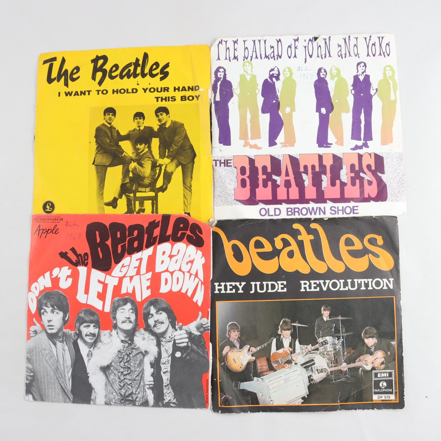 Singel The Beatles, 4 titlar