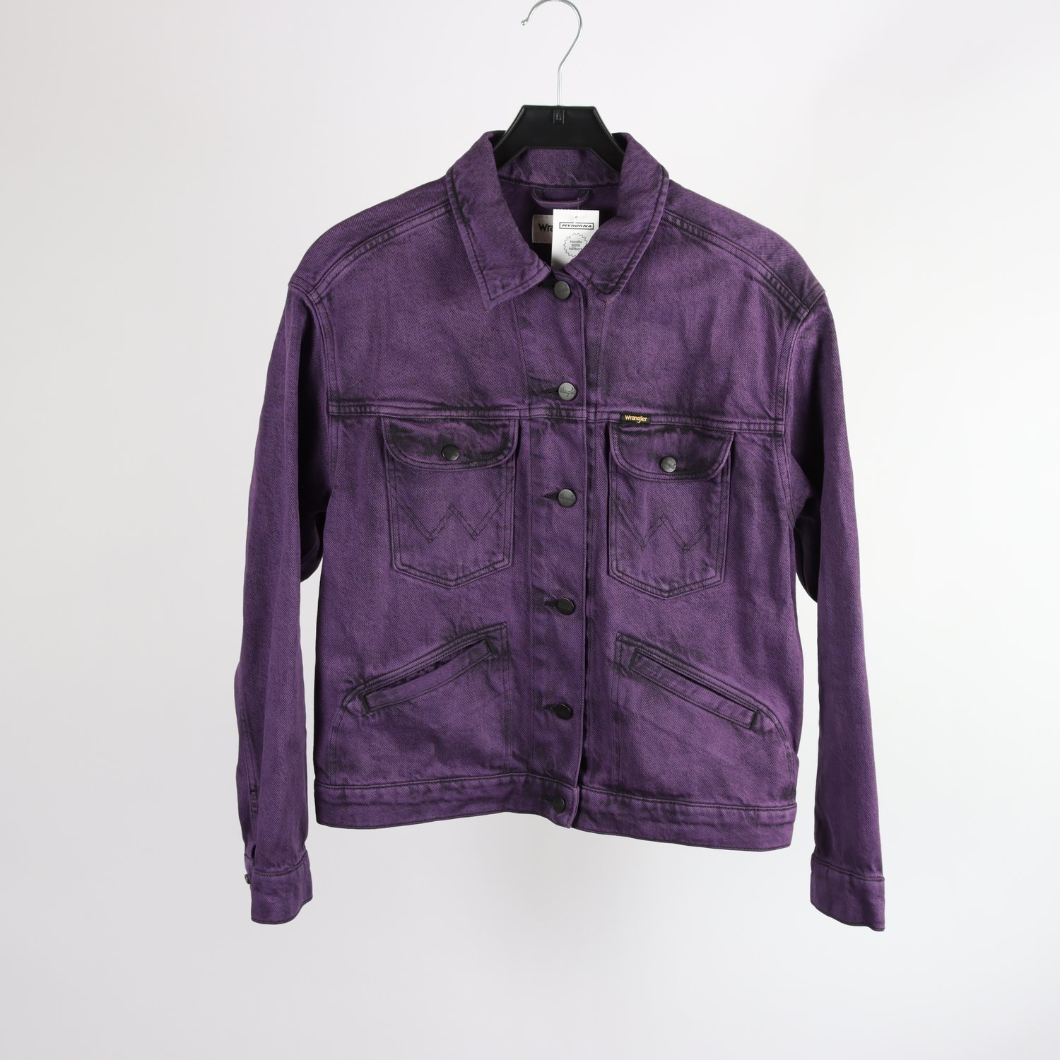 Jeansjacka, Wrangler, lila, stl. S