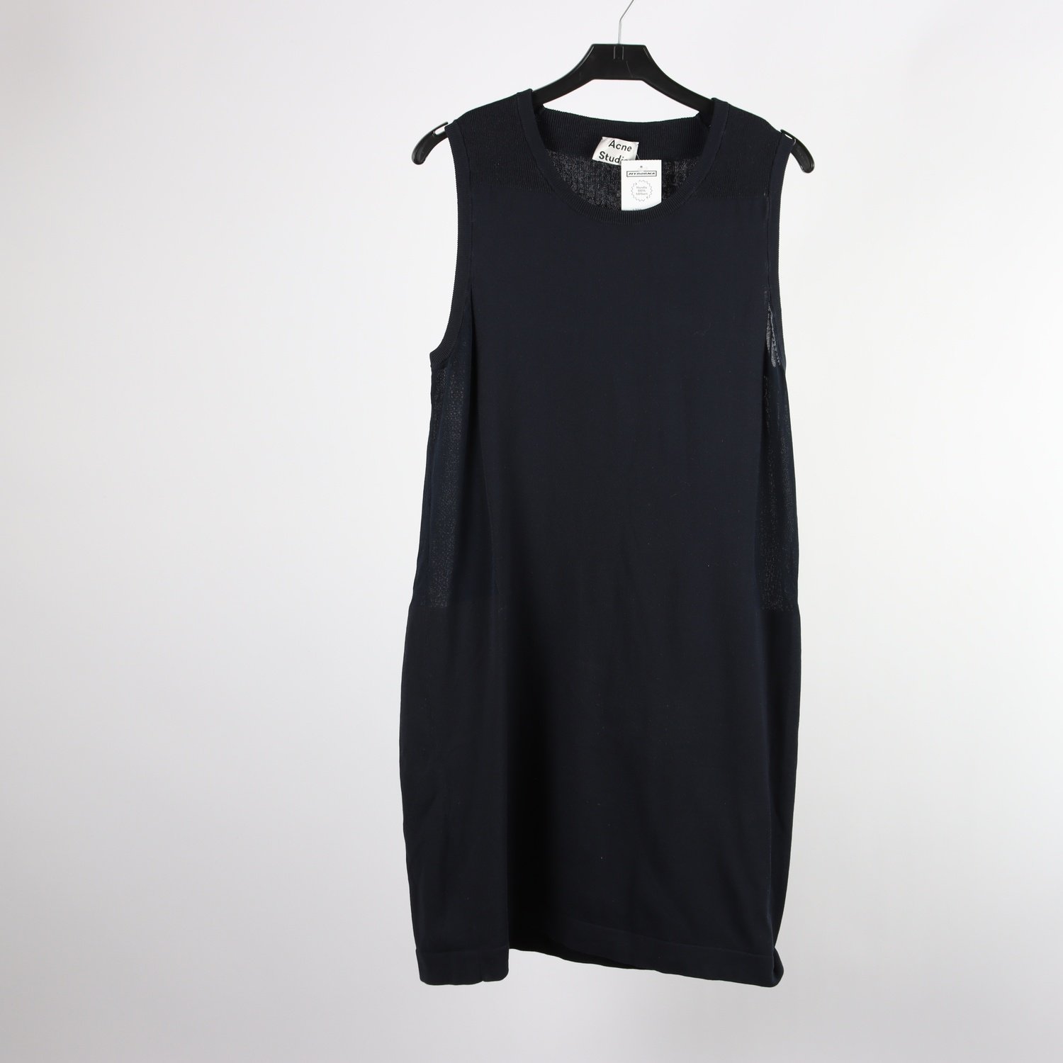 Stickad klänning, Acne studios, mörkblå, stl. L