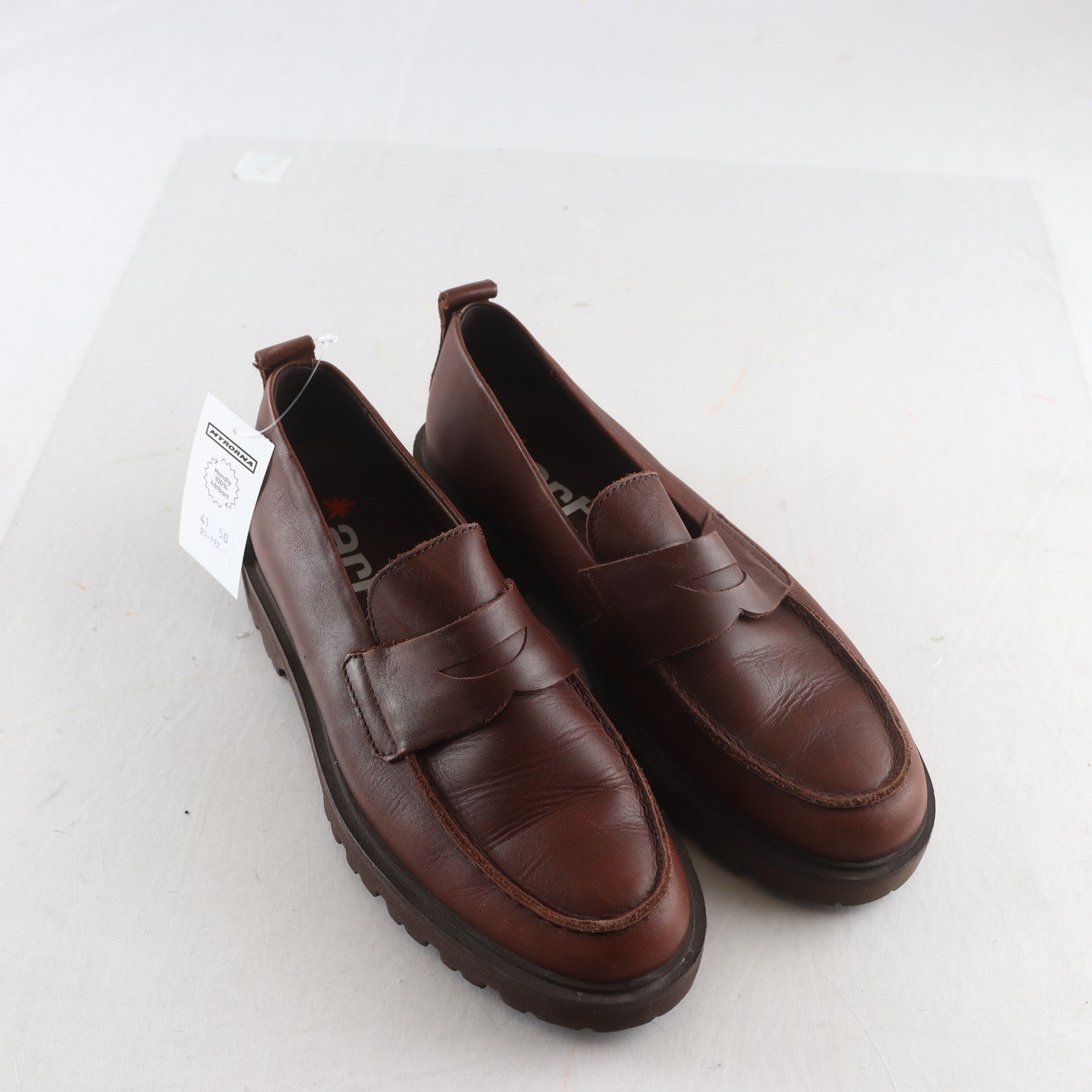 Loafers, The Art Company, läder, stl. 40