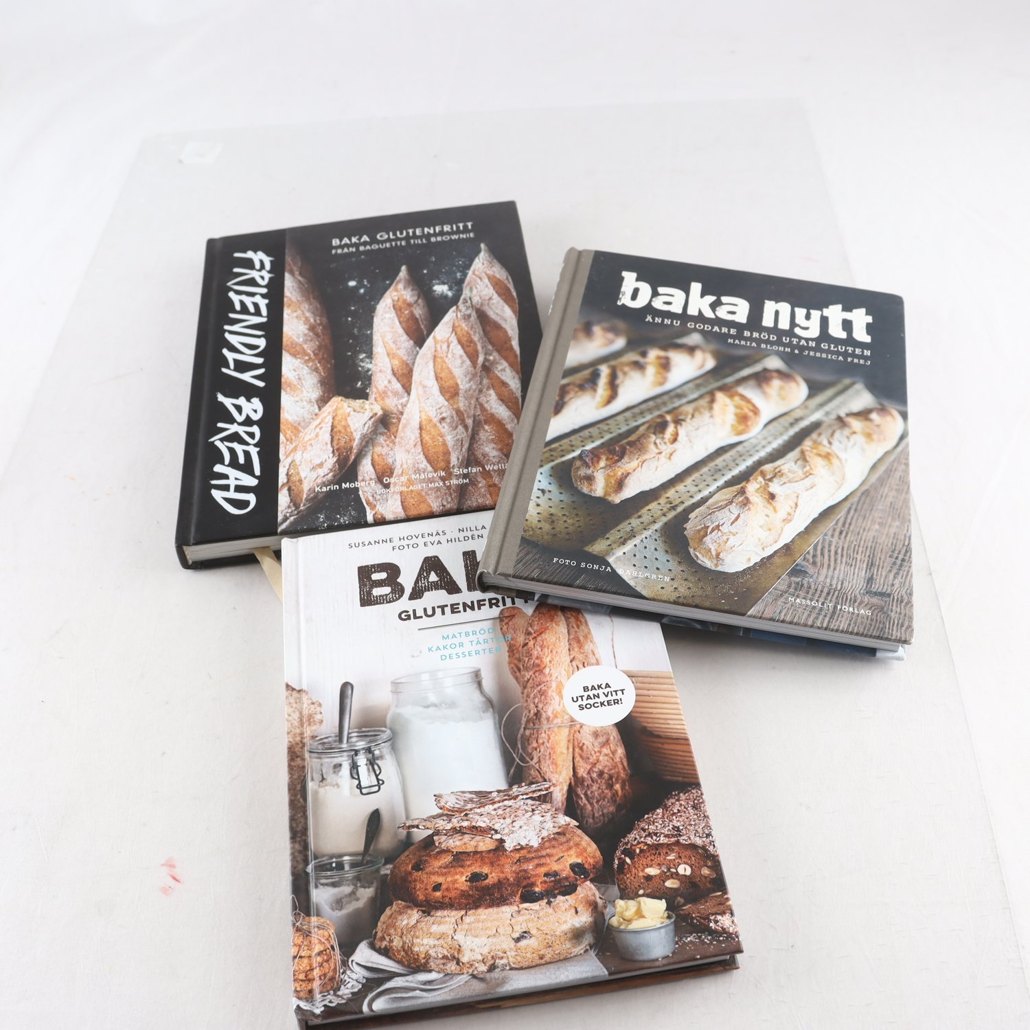 Glutenfri bakning, bokpaket med 3 volymer