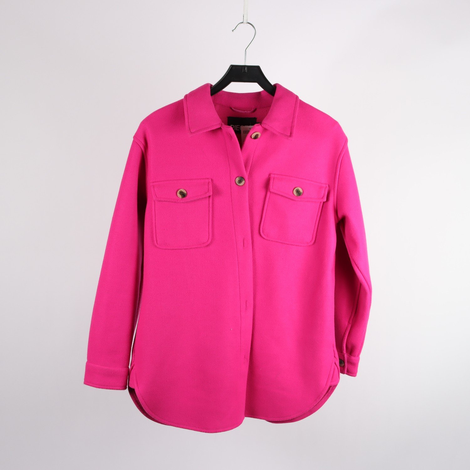 Overshirt, Pieces, rosa, fleece, stl. S
