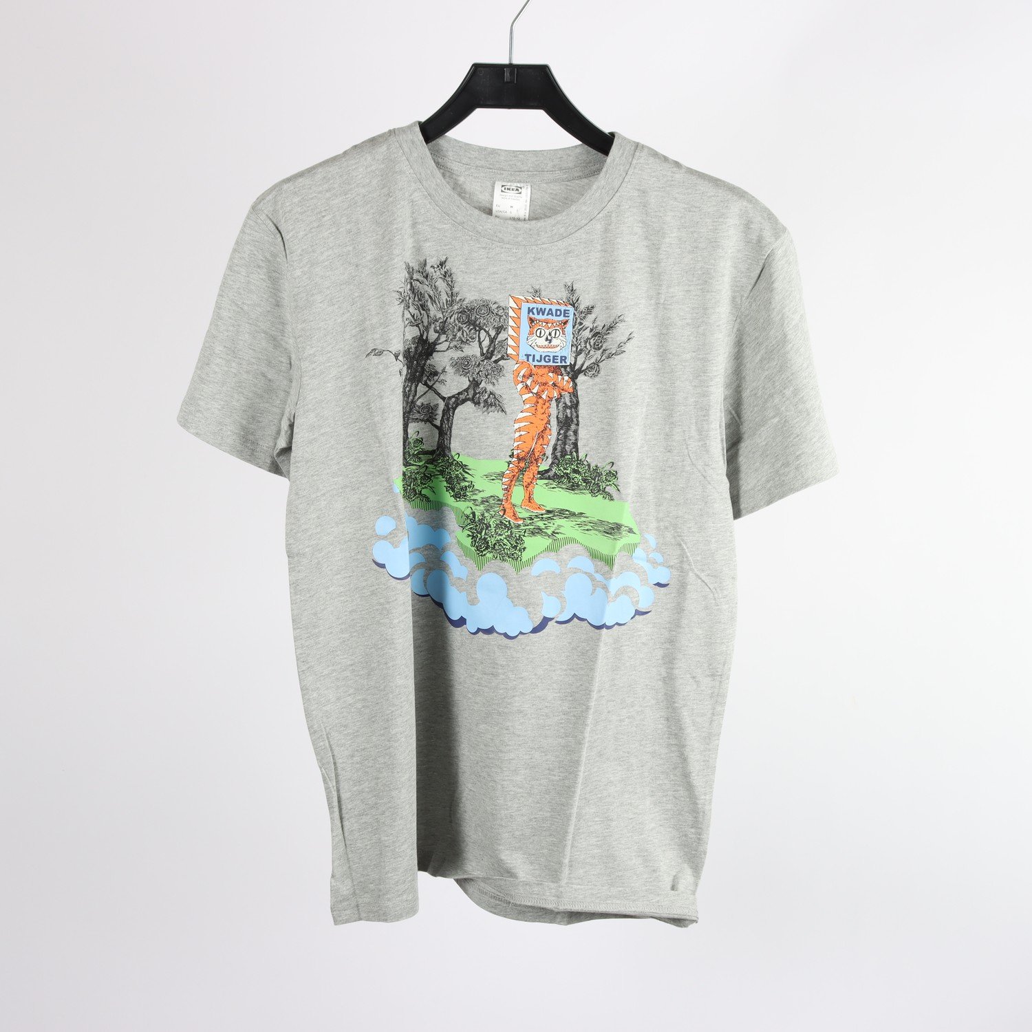T-shirt, Ikea x Walter van beirendonck, grå, stl. M