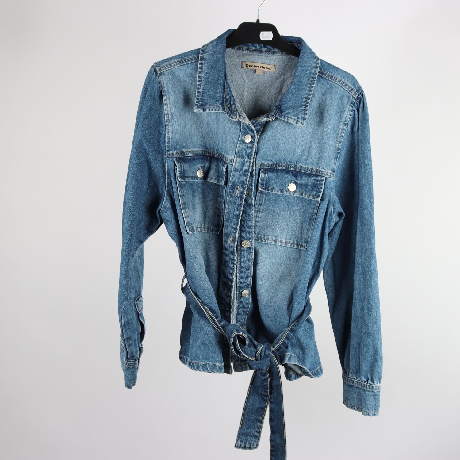 Jeansskjorta, Denim Rebel, stl. L