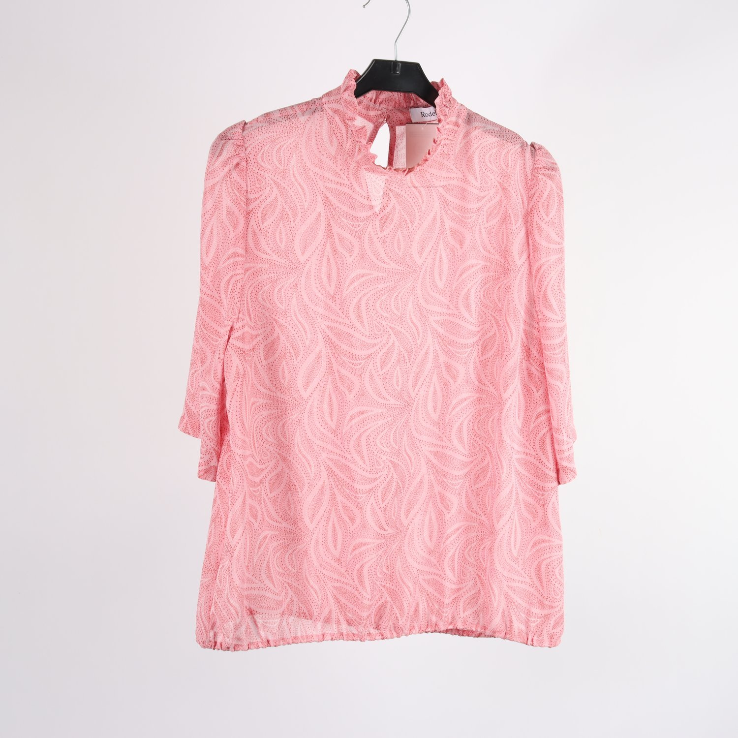 Blus, Rodebjer, rosa, stl. L
