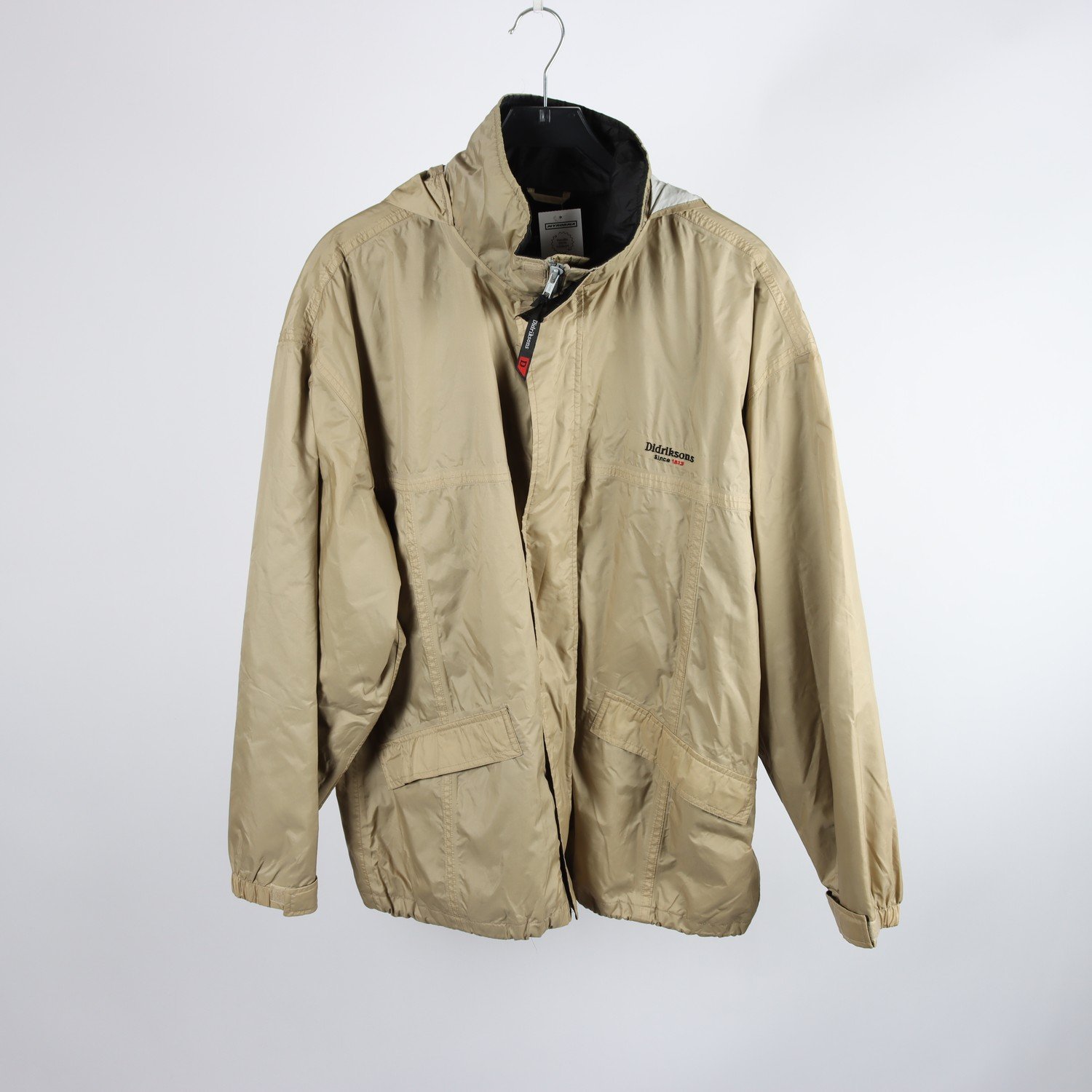 Vindjacka, Didriksons, beige, stl. M.