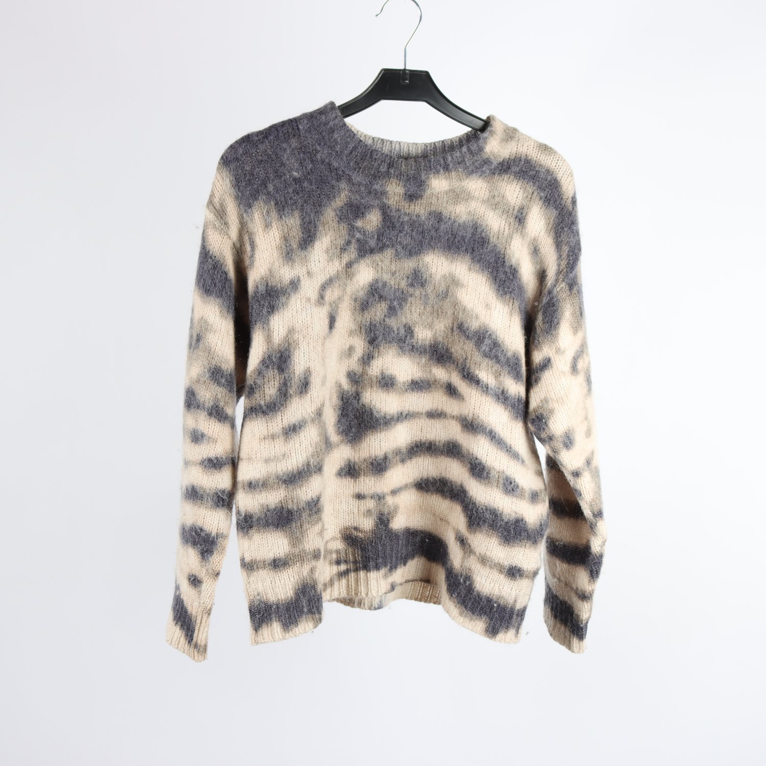 Stickad tröja, Filippa K, mönstrad, 25 % mohair, stl. L
