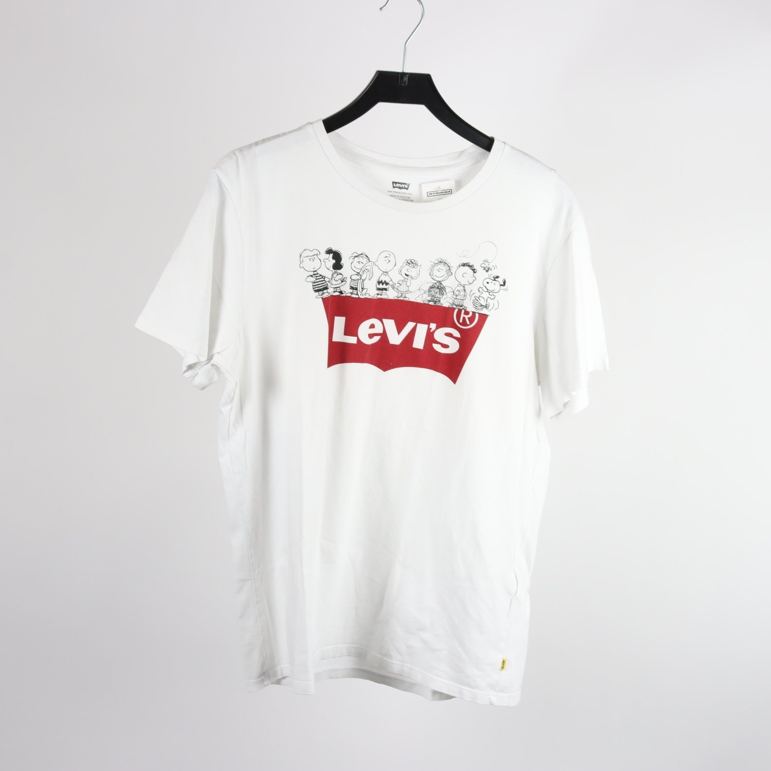 T-shirt, Levis ´s Strauss & co x Peanuts, Snobben, stl. L