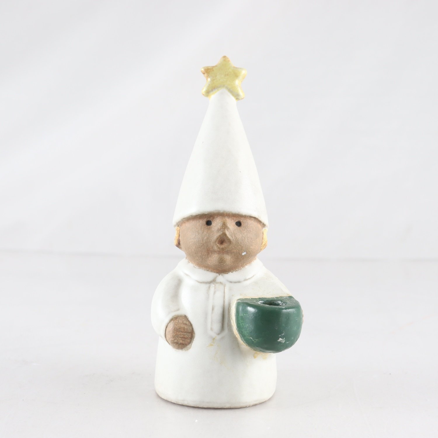 Ljusstake, keramik, Advent, stjärngosse, Lisa Larson, Gustavsberg