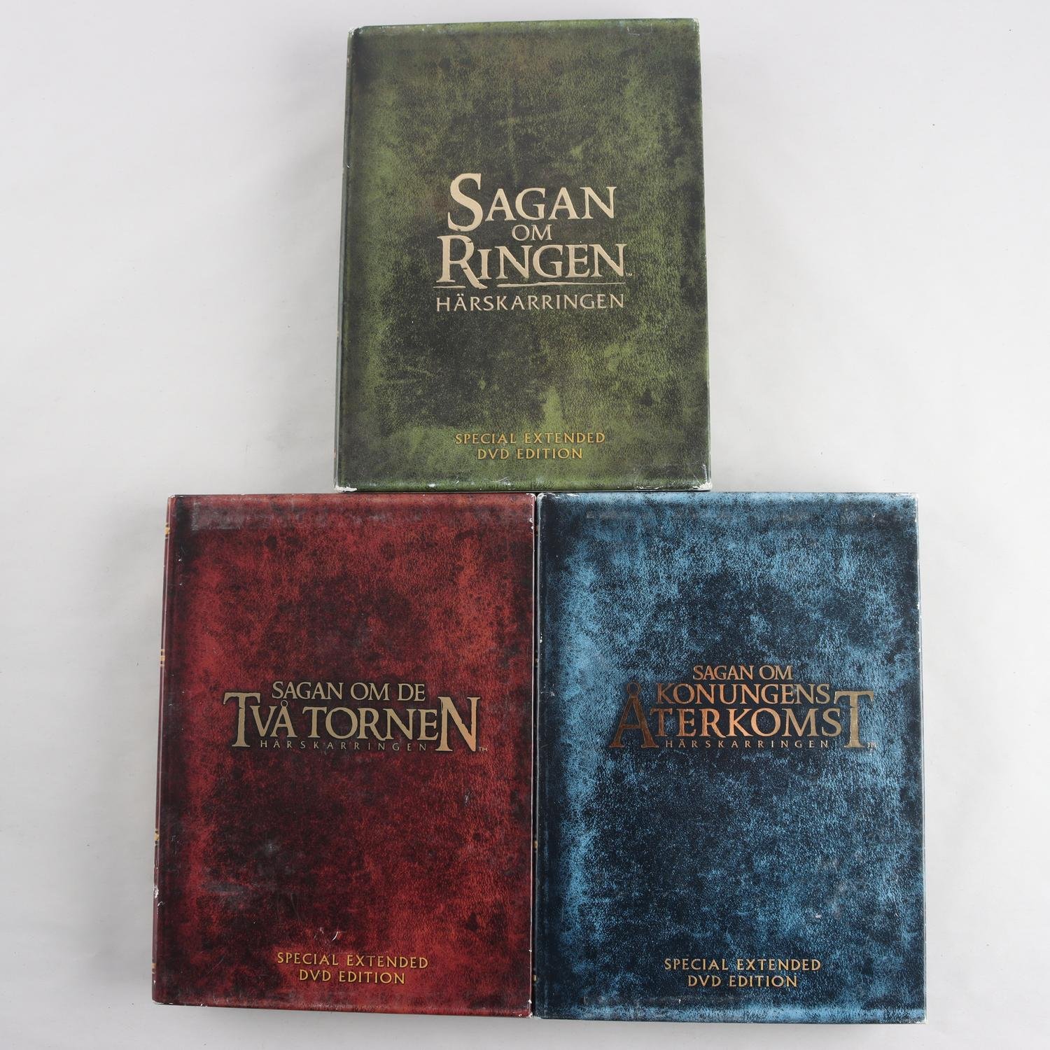 DVD Sagan om Ringen, Trilogin, Extended Edition