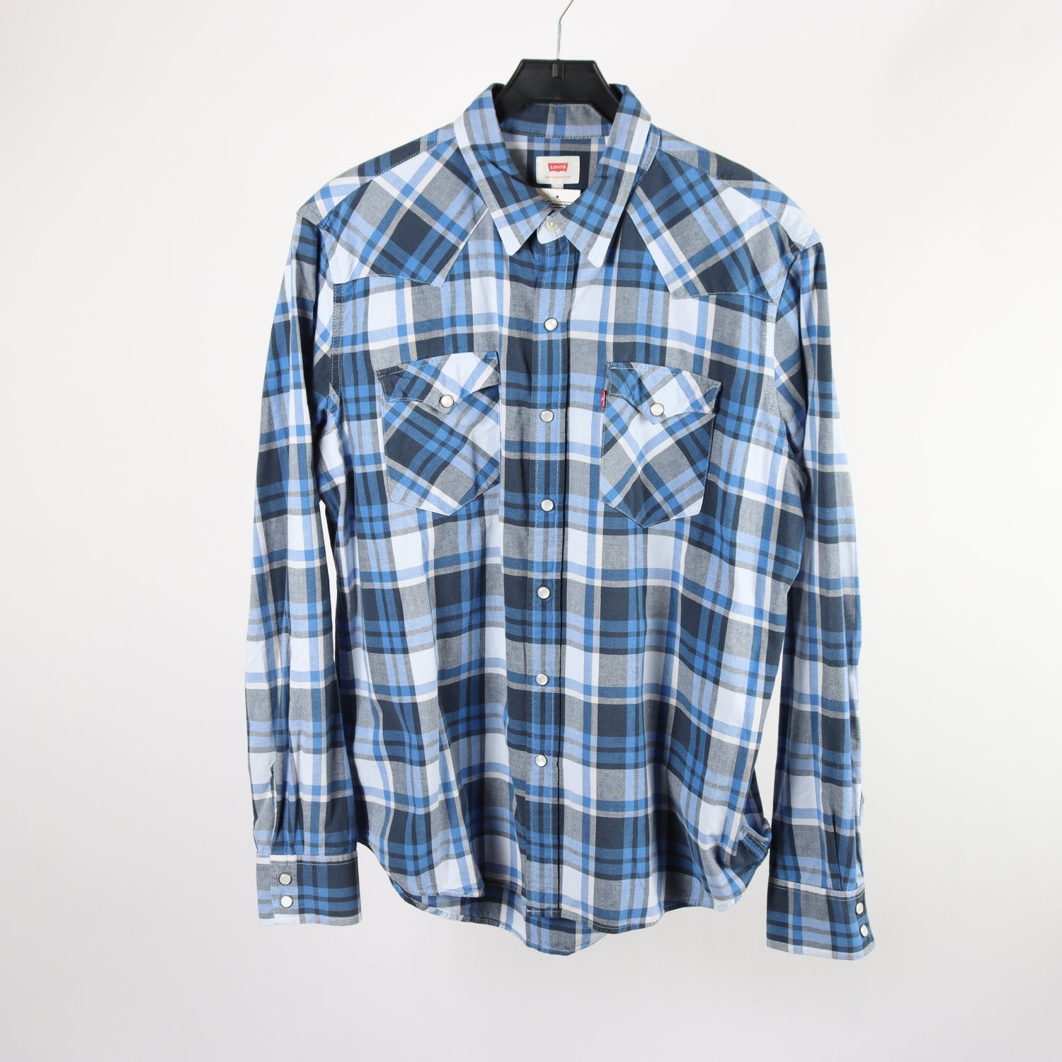 Skjorta, Levi Strauss&Co, rutig, 100% bomull, stl. L