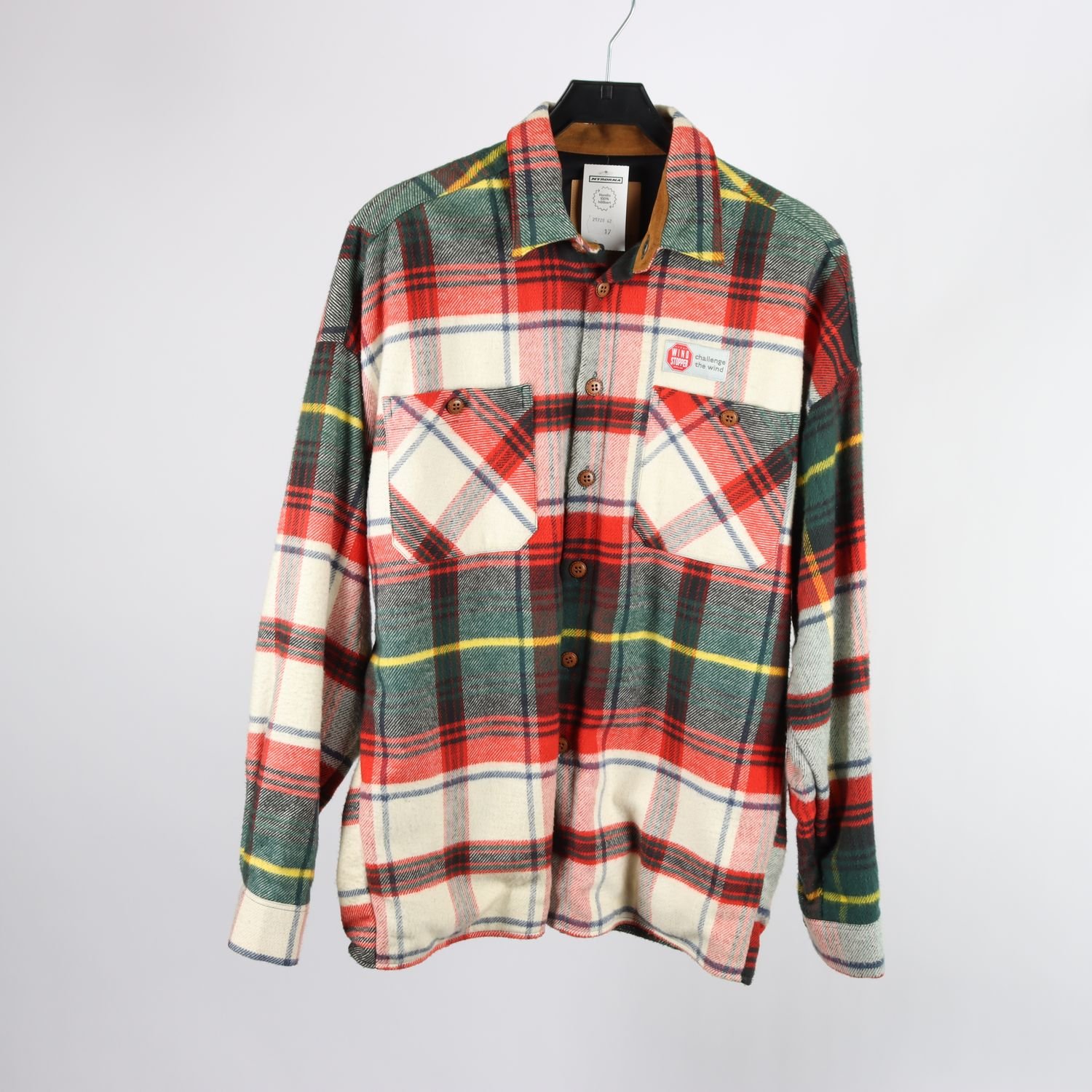 Windstopper överskjorta, Advance, rutig, fodrat flanell, stl. (L)