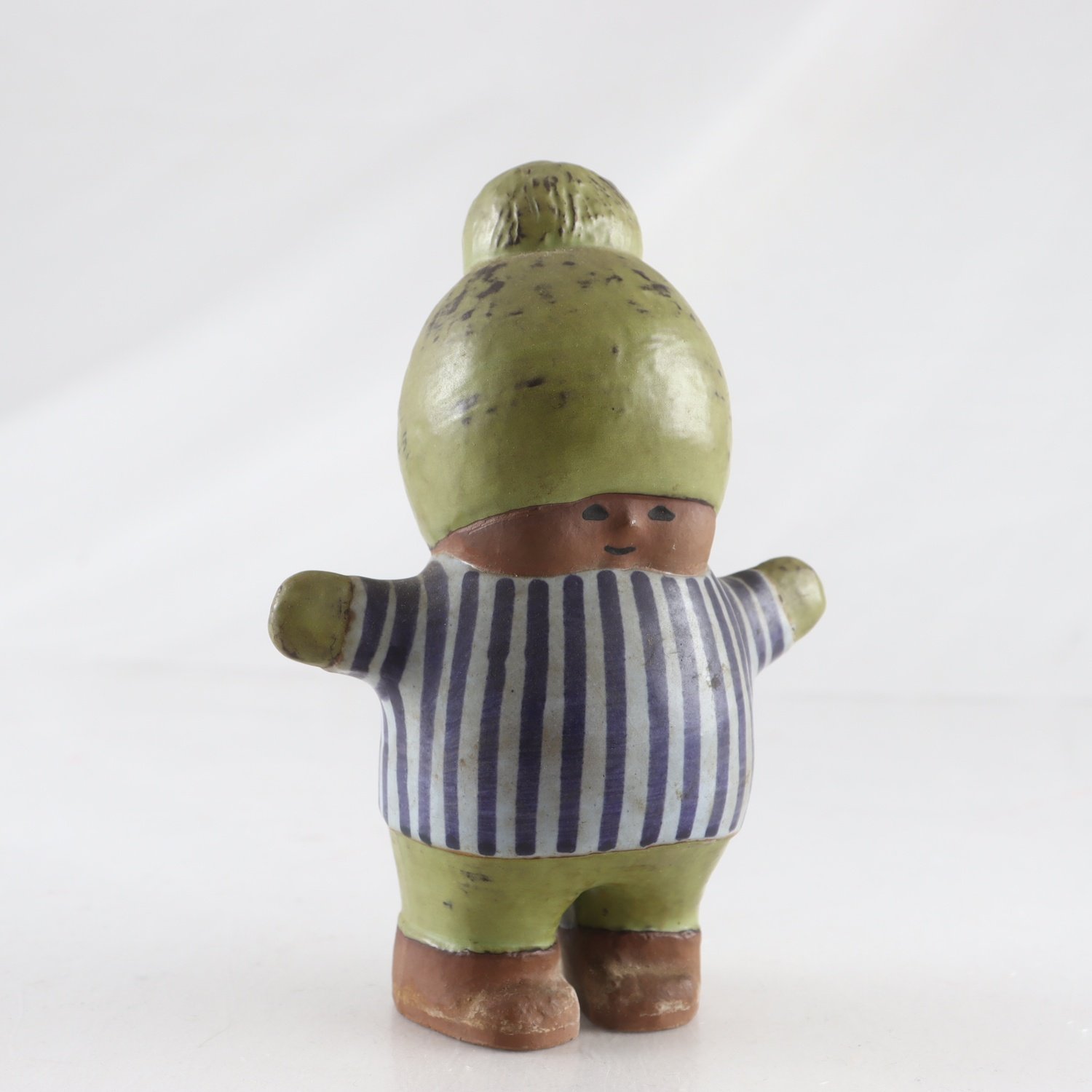 Figurin, stengods, Kalle, Lisa Larson, Gustavsberg