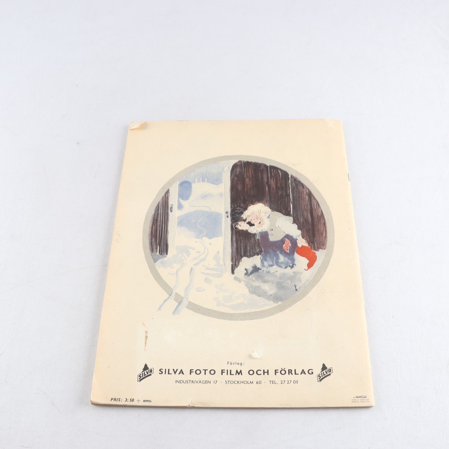 På skidor med Per och Karin, Tomm Murstad, 1946