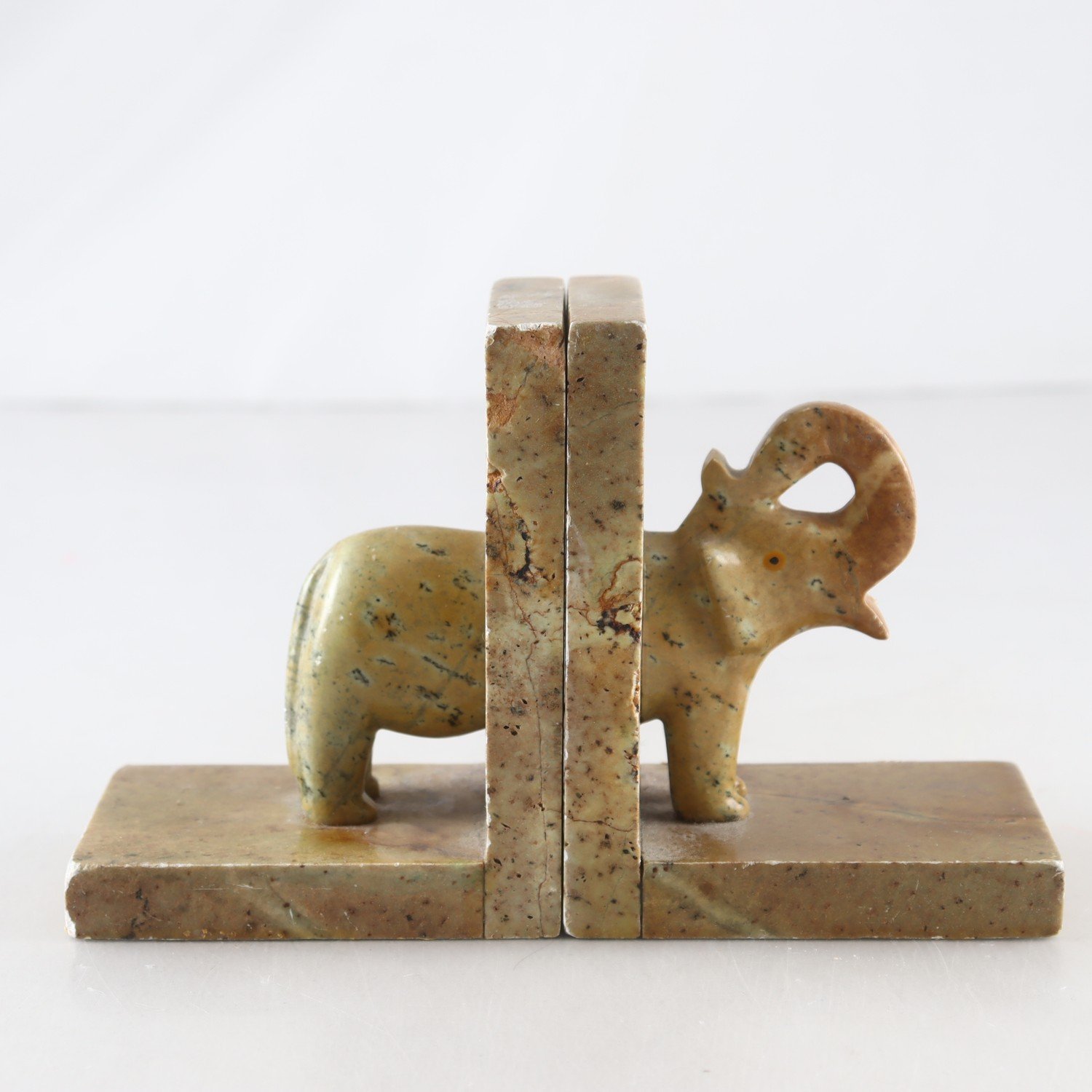 Bokstöd, Sten, Elefant, 2 st