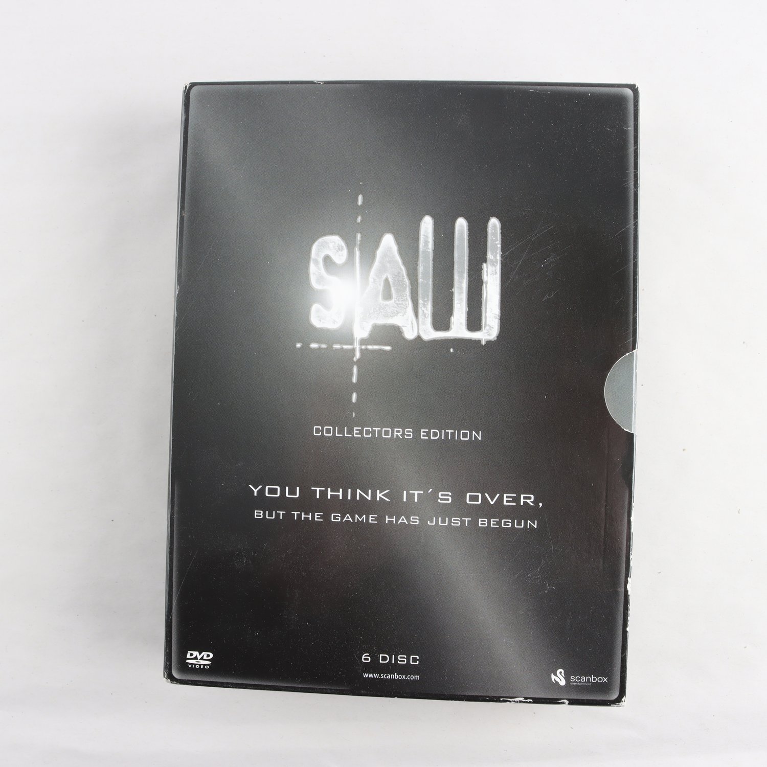 DVD-box, Saw: Collectors Edition, 4 titlar.