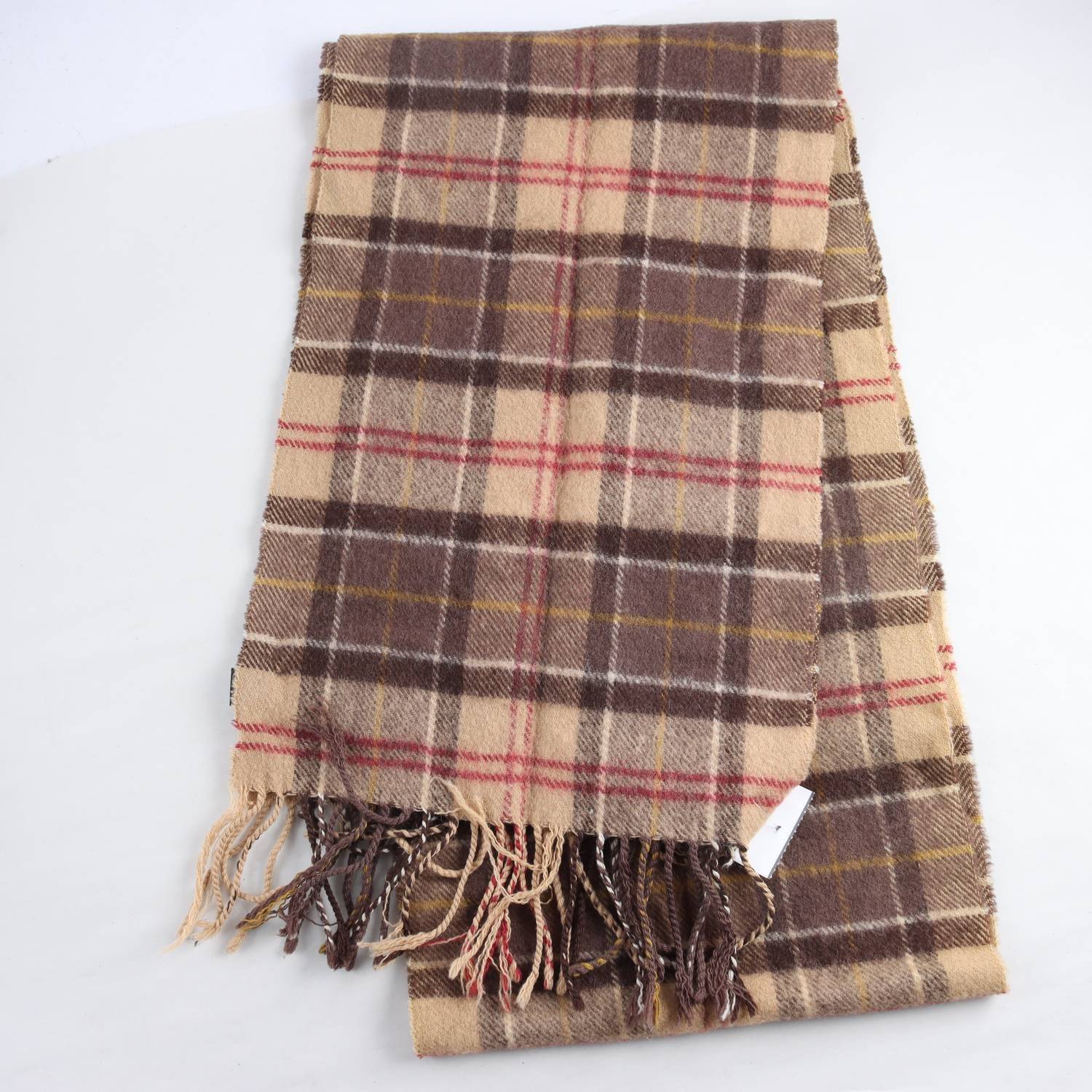 Halsduk, Barbour, rutig, 100% ull