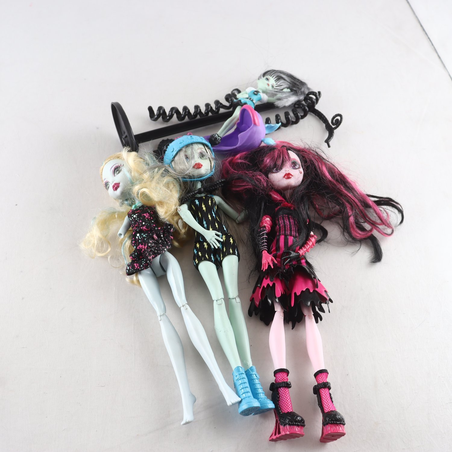 Dockor, Monster high, med tillbehör.
