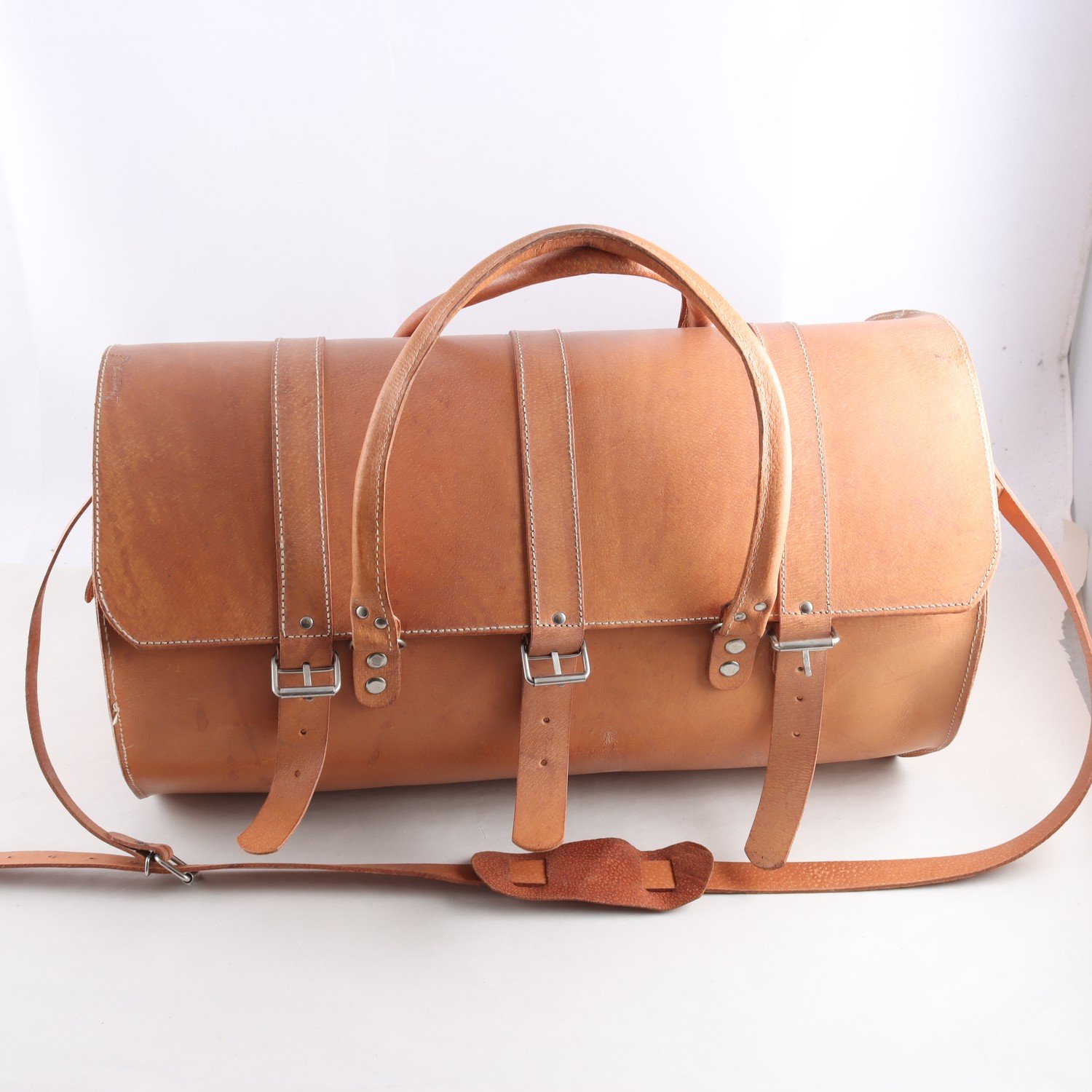Weekend bag, Okänd, brun, läder