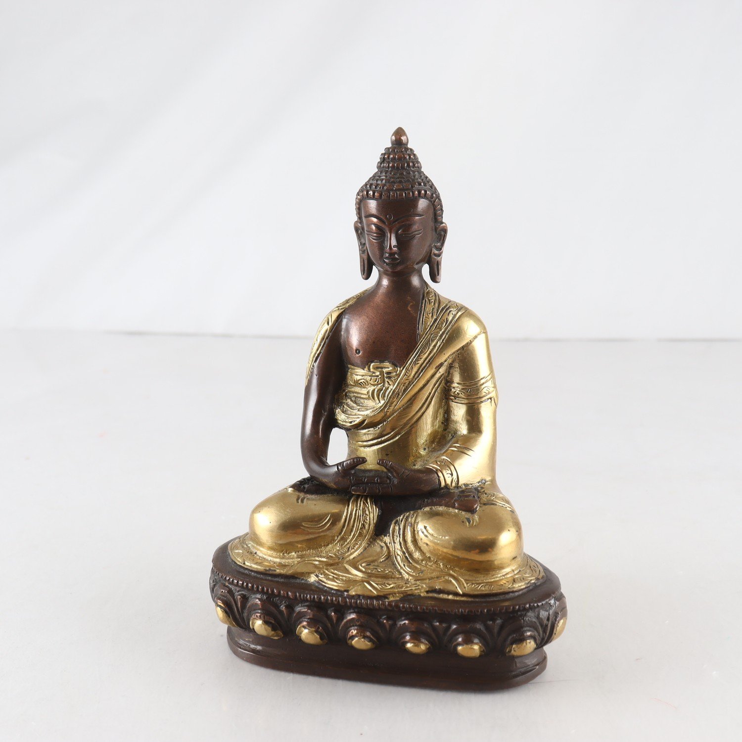 Staty, Buddha, Mässing, Asien