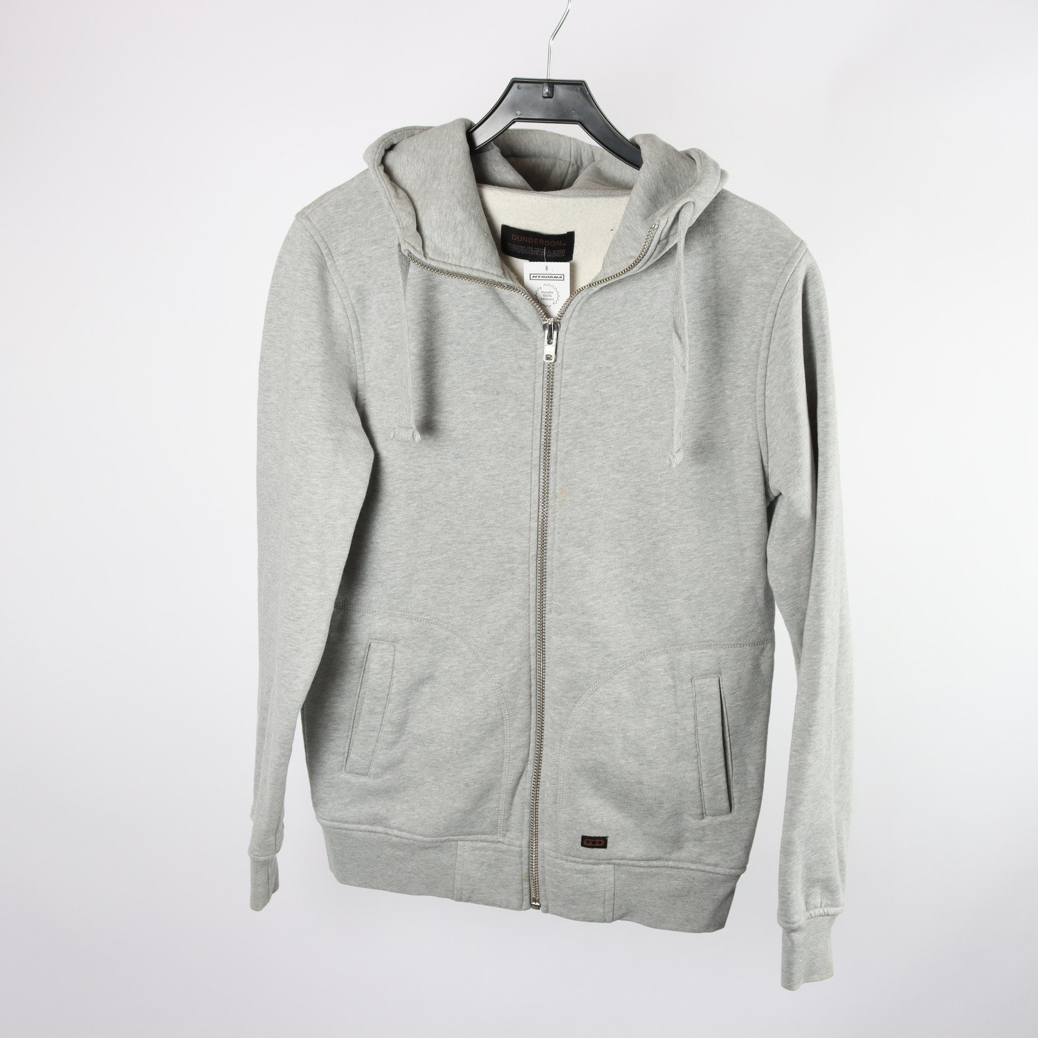 Hoodie, Dunderdon, grå, stl. S