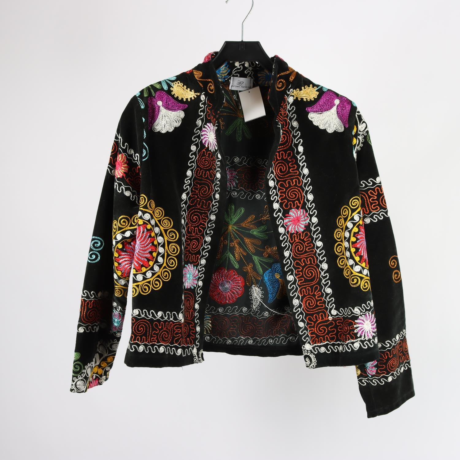 Kavaj, Gülipek Hamit Firat, broderat sammet, stl. (40)