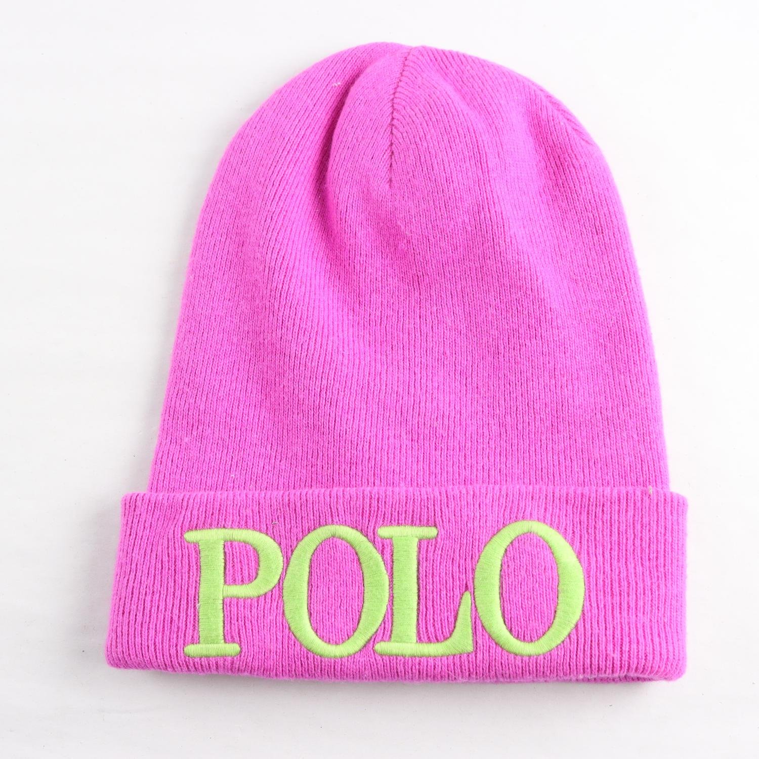 Mössa, Polo Ralph Lauren, rosa, 18% ull, 4% cashmere