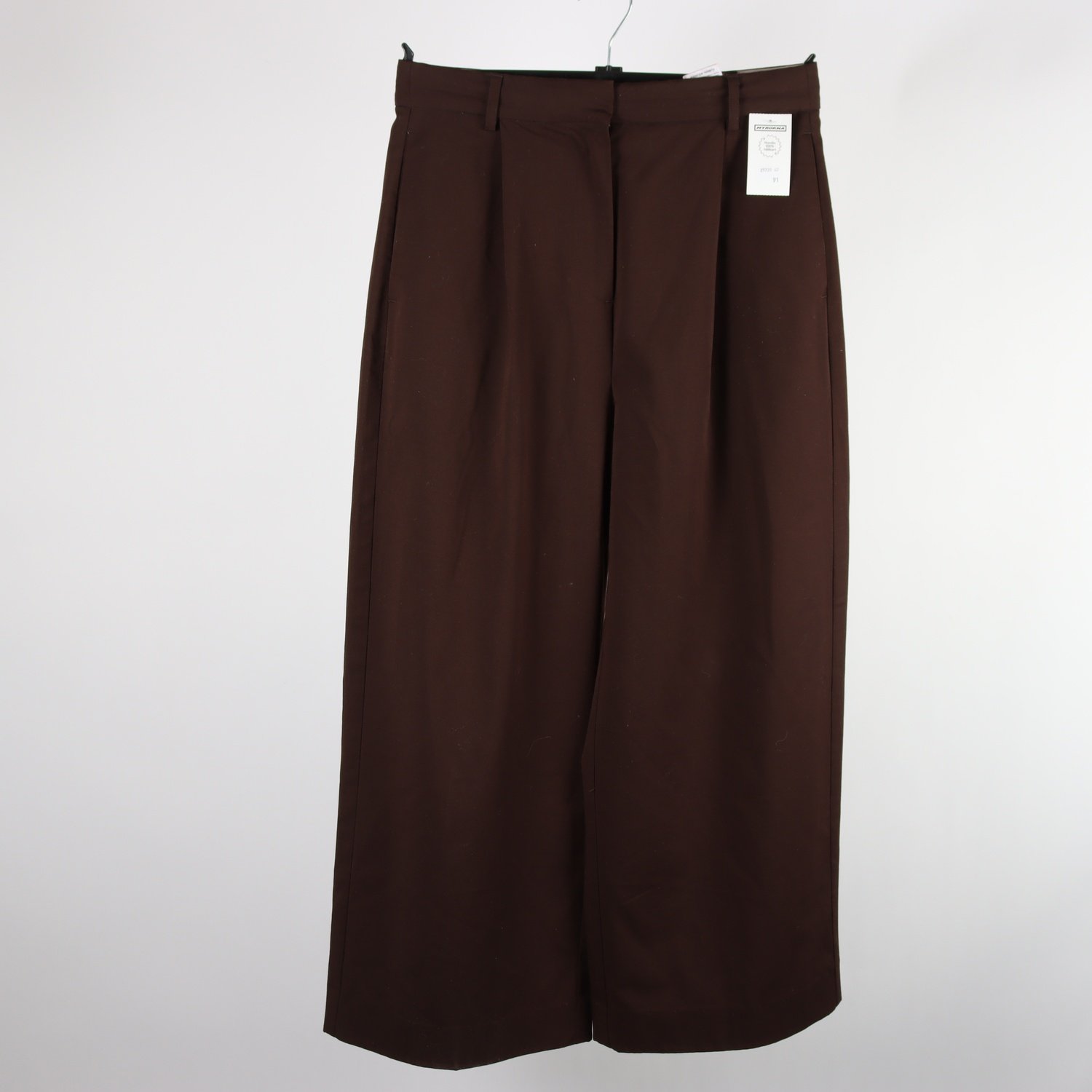 Byxor, Carin Wester, brun, 7% ull, stl. 38