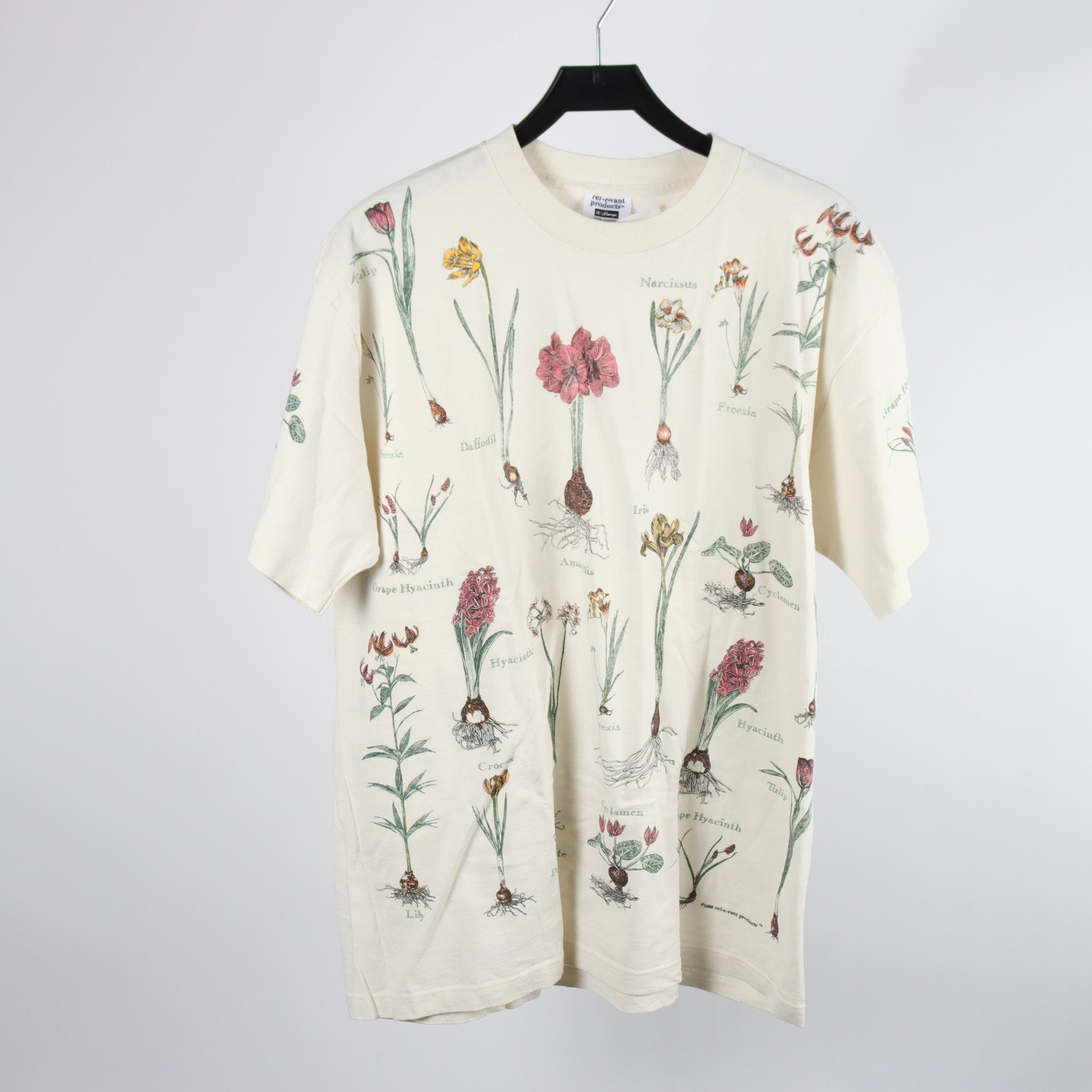 T-shirt, Relevant products, Blomlökar, vit, stl. XL