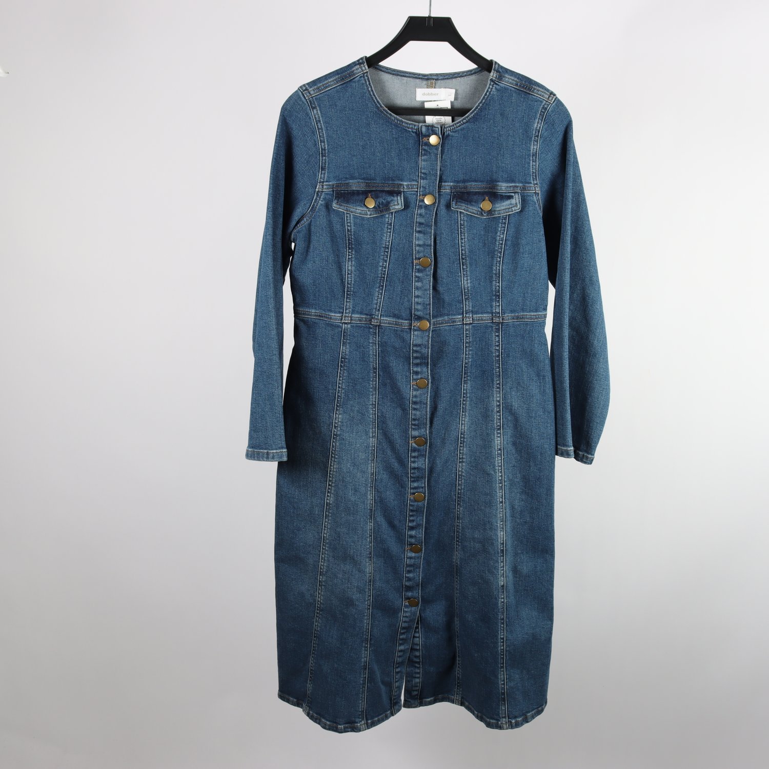 Jeansklänning, Dobber, blå, stl. L