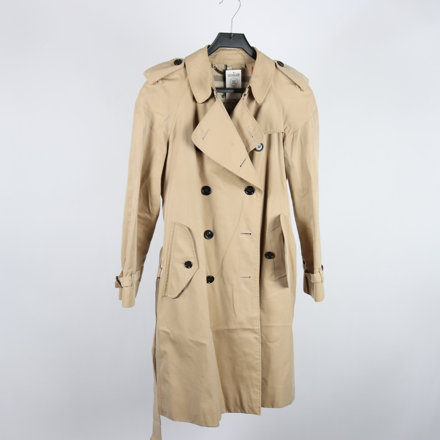 Trenchcoat, Burberry, beige, stl. 10 (S)