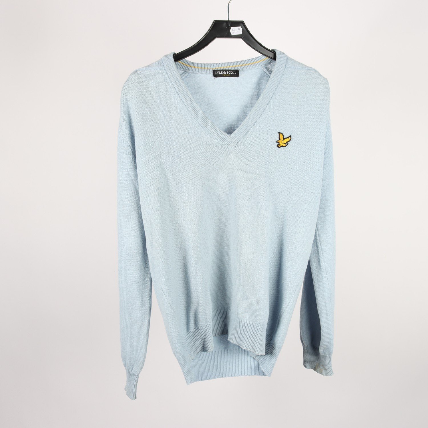 Stickad tröja, Lyle & Scott ”vintage”, 100% ull, stl. L