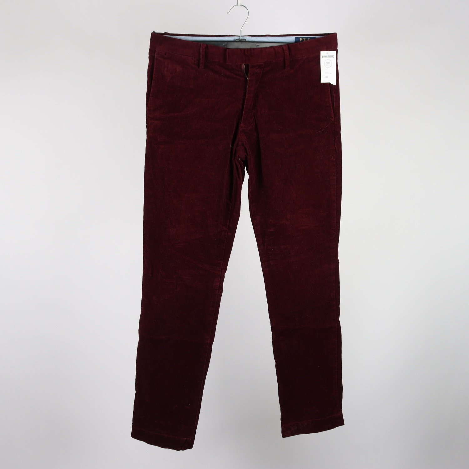 Manchesterbyxor, Polo Ralph Lauren, vinröd, stl. W33 L34