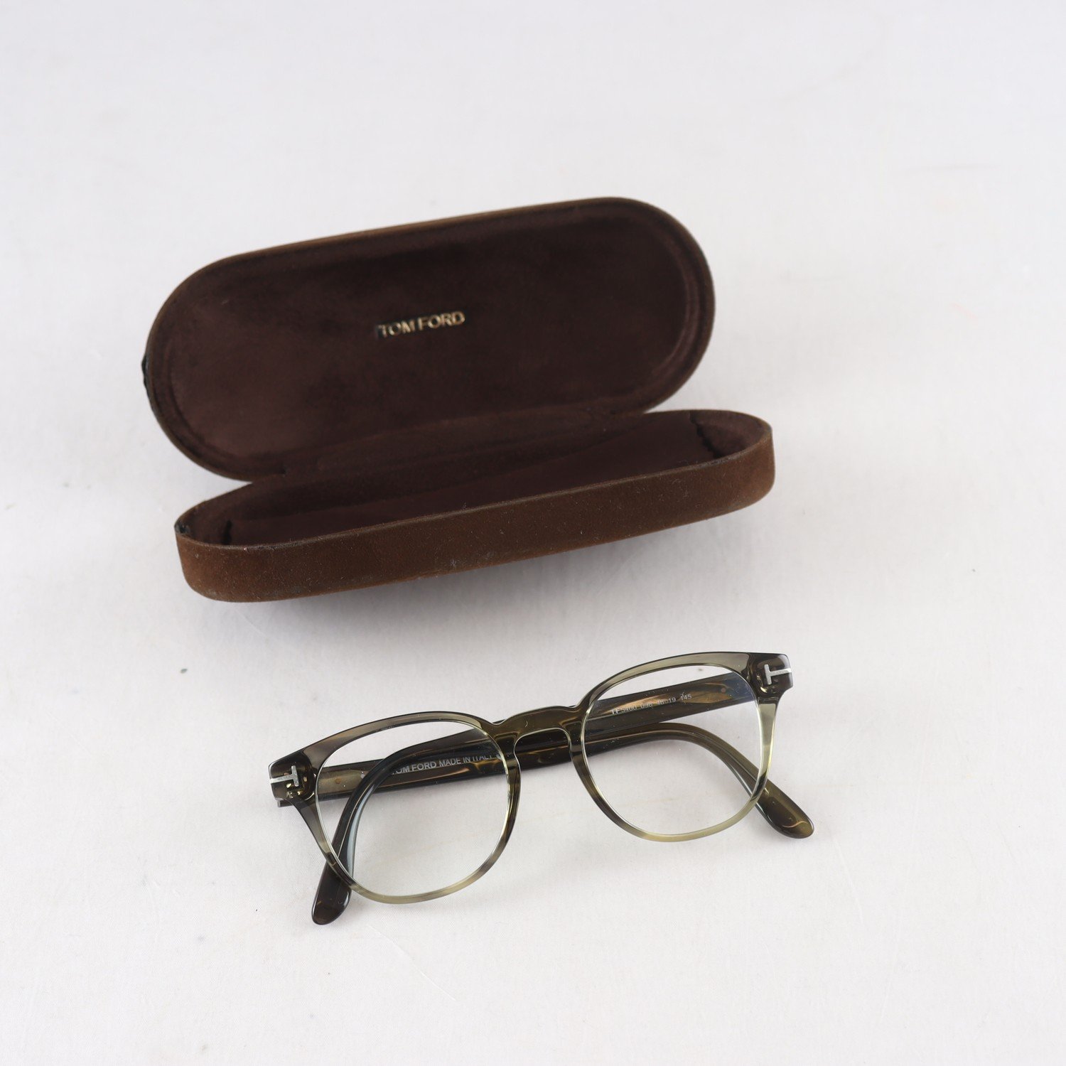 Glasögonbågar, acetat, Tom Ford, gröna