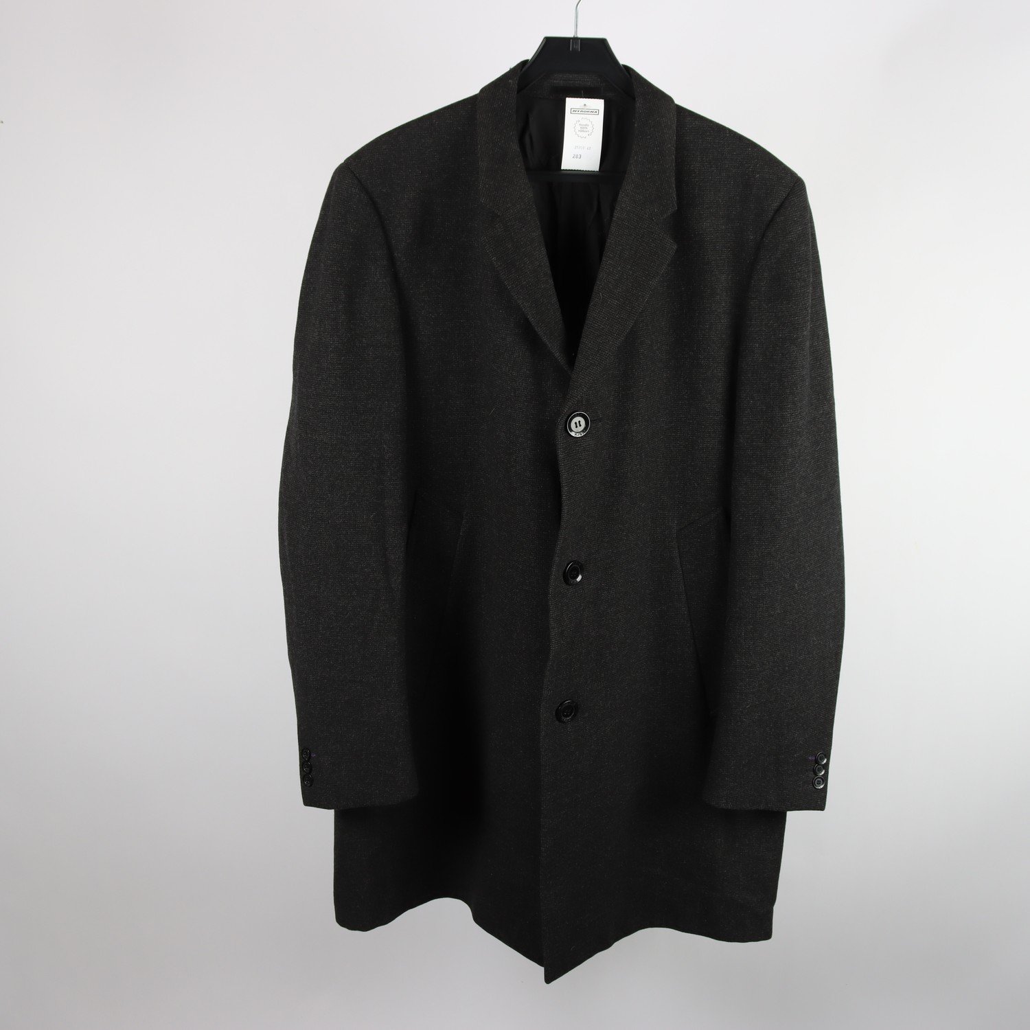 Rock, Bläck, svart/grå, 70% ull, stl. XXL